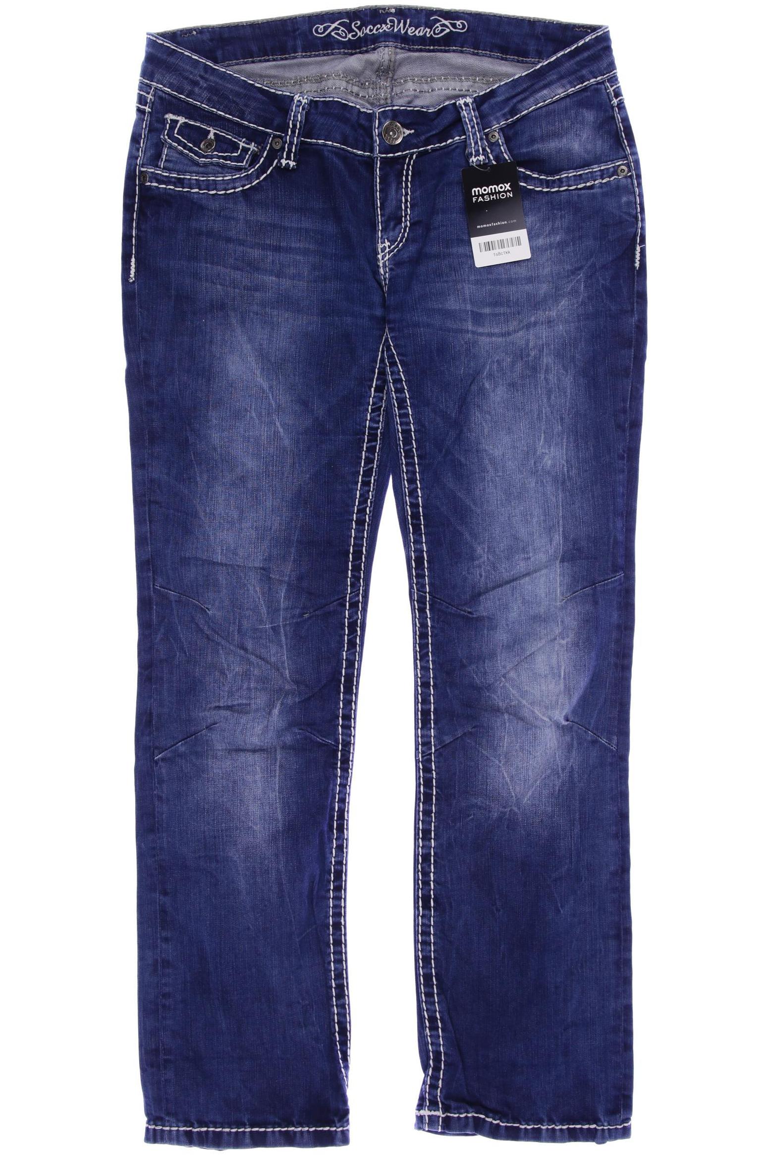 

Soccx Damen Jeans, blau, Gr. 31