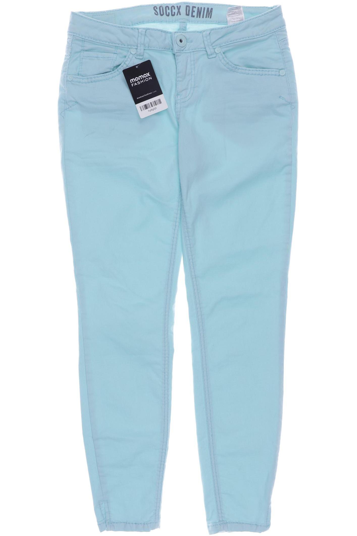 

SOCCX Damen Jeans, türkis