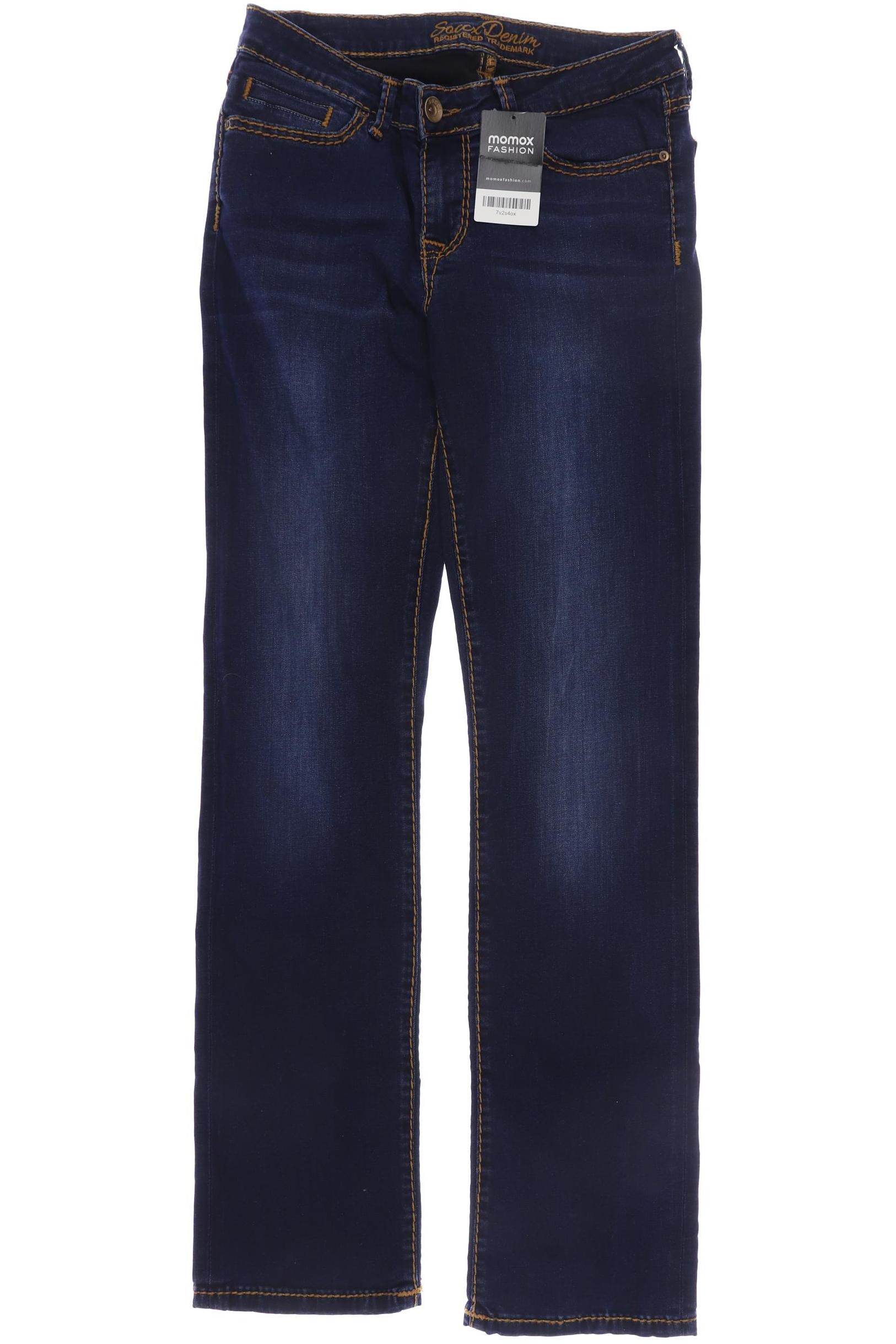 

SOCCX Damen Jeans, blau