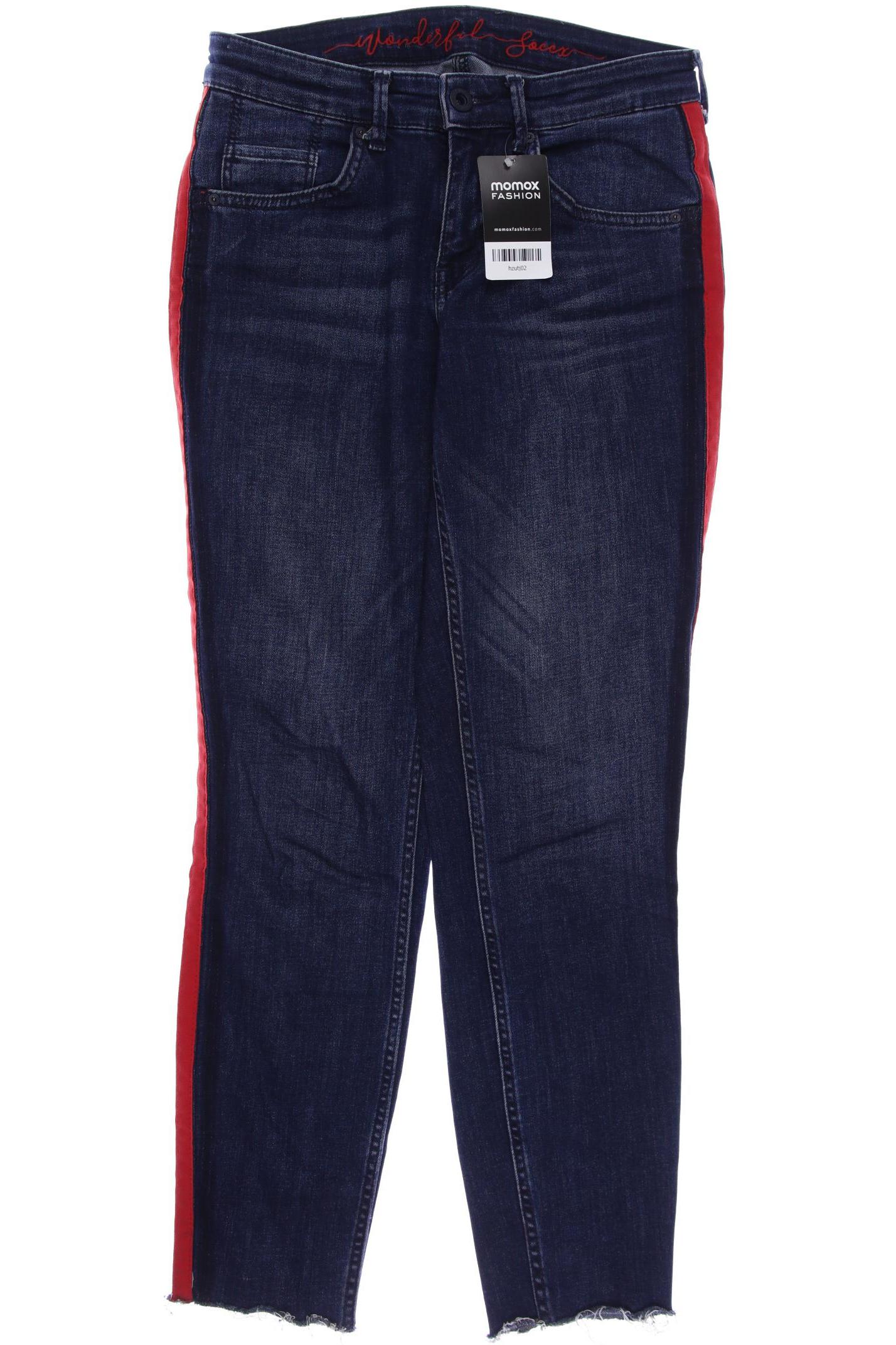 

SOCCX Damen Jeans, blau