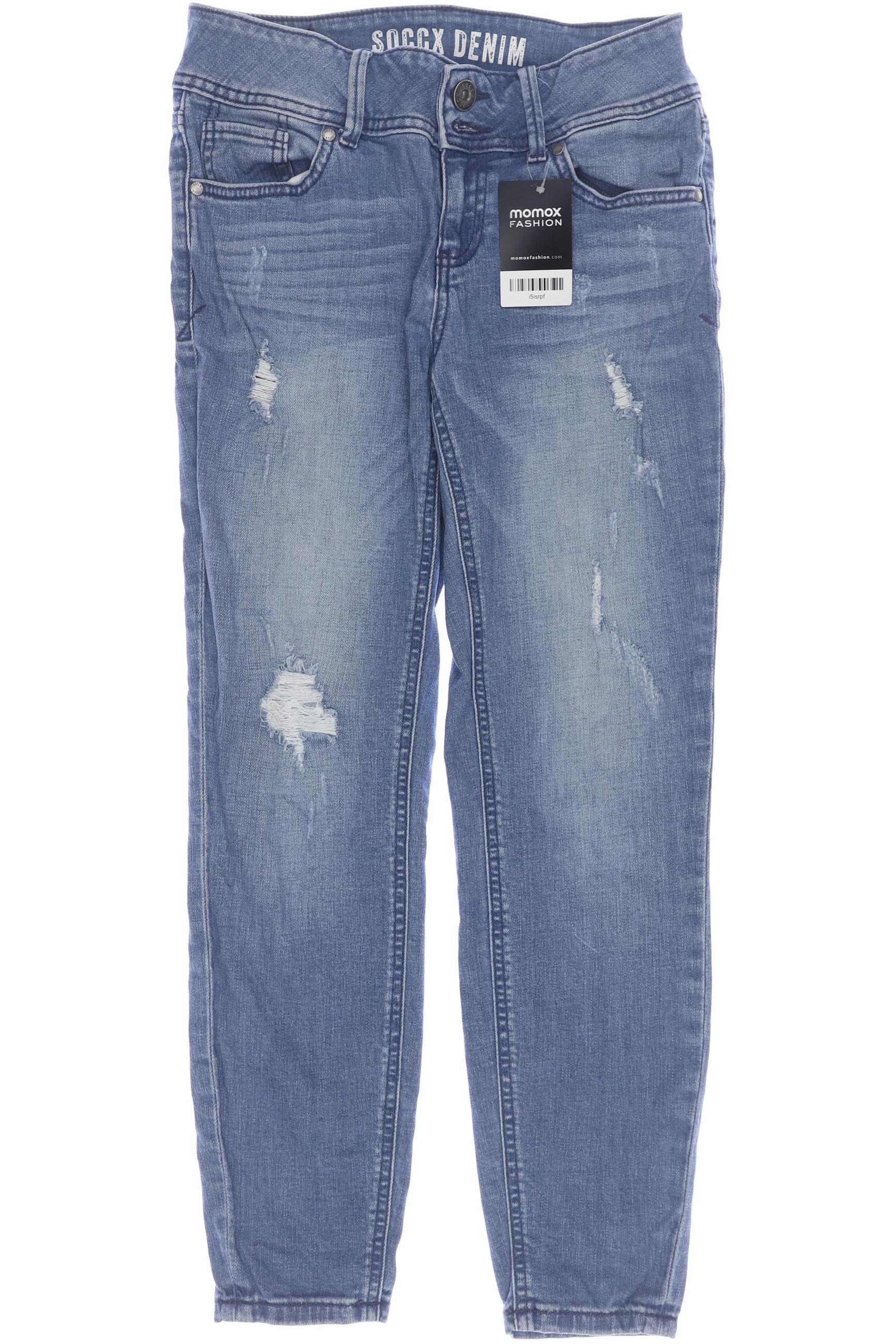 

SOCCX Damen Jeans, blau