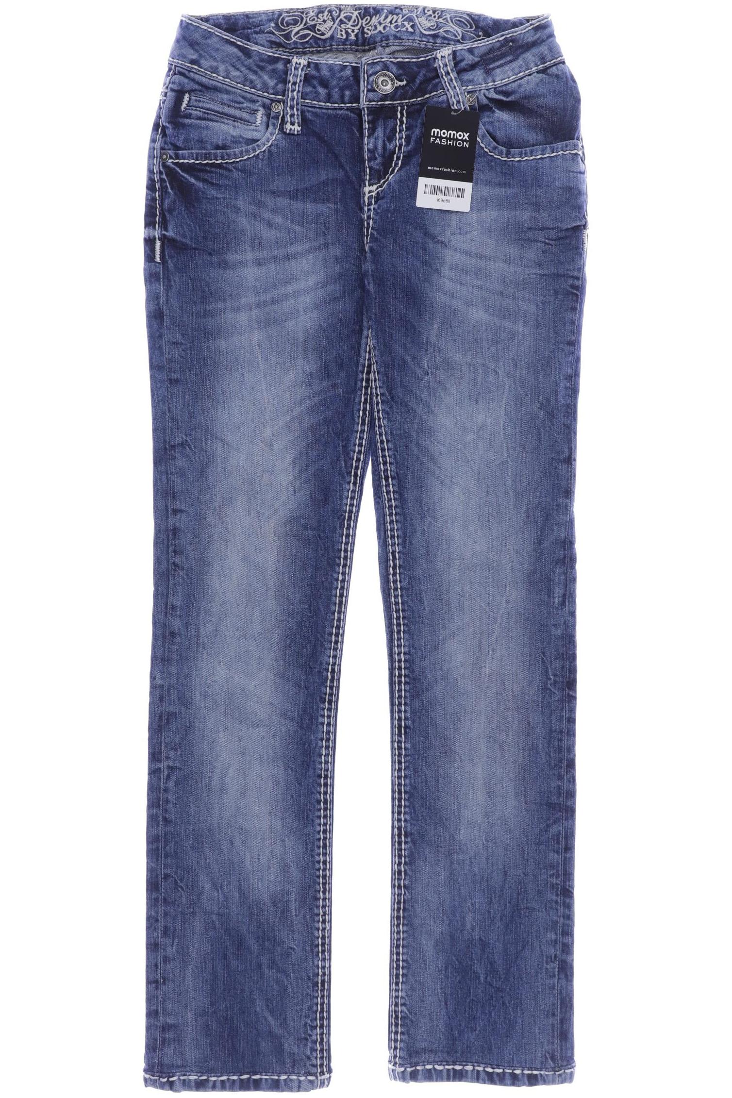 

SOCCX Damen Jeans, blau