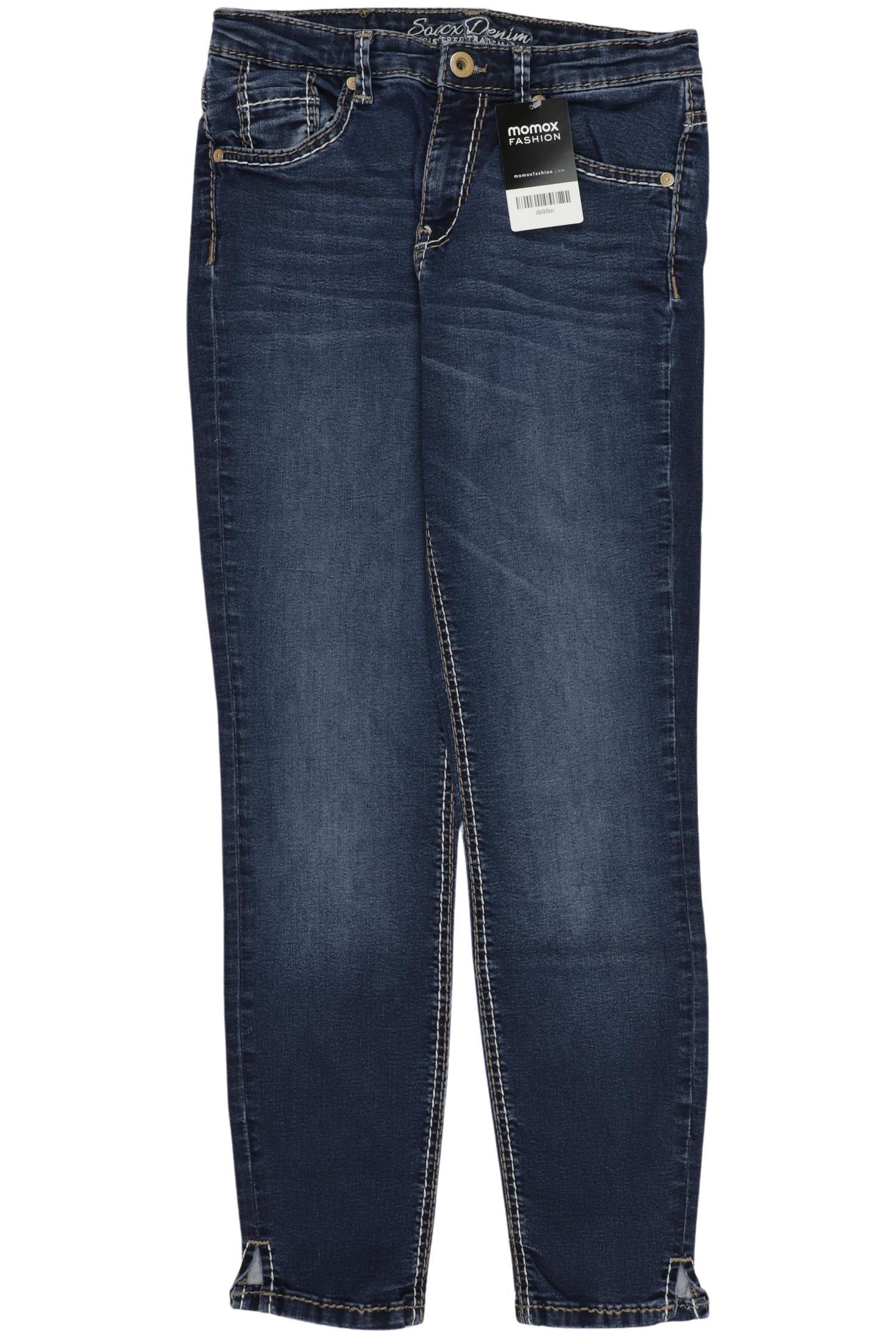 

Soccx Damen Jeans, blau, Gr. 28