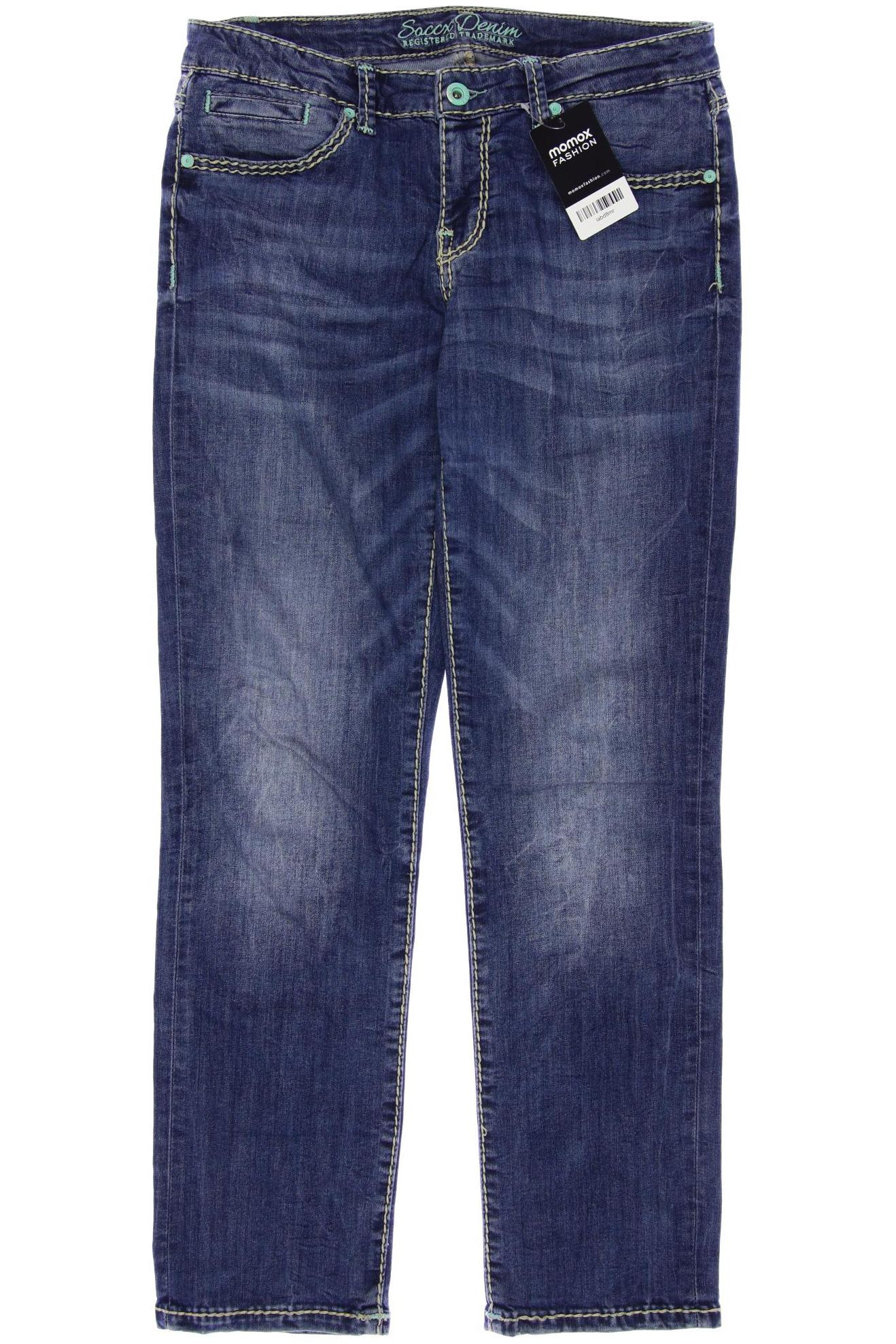 

Soccx Damen Jeans, blau, Gr. 40