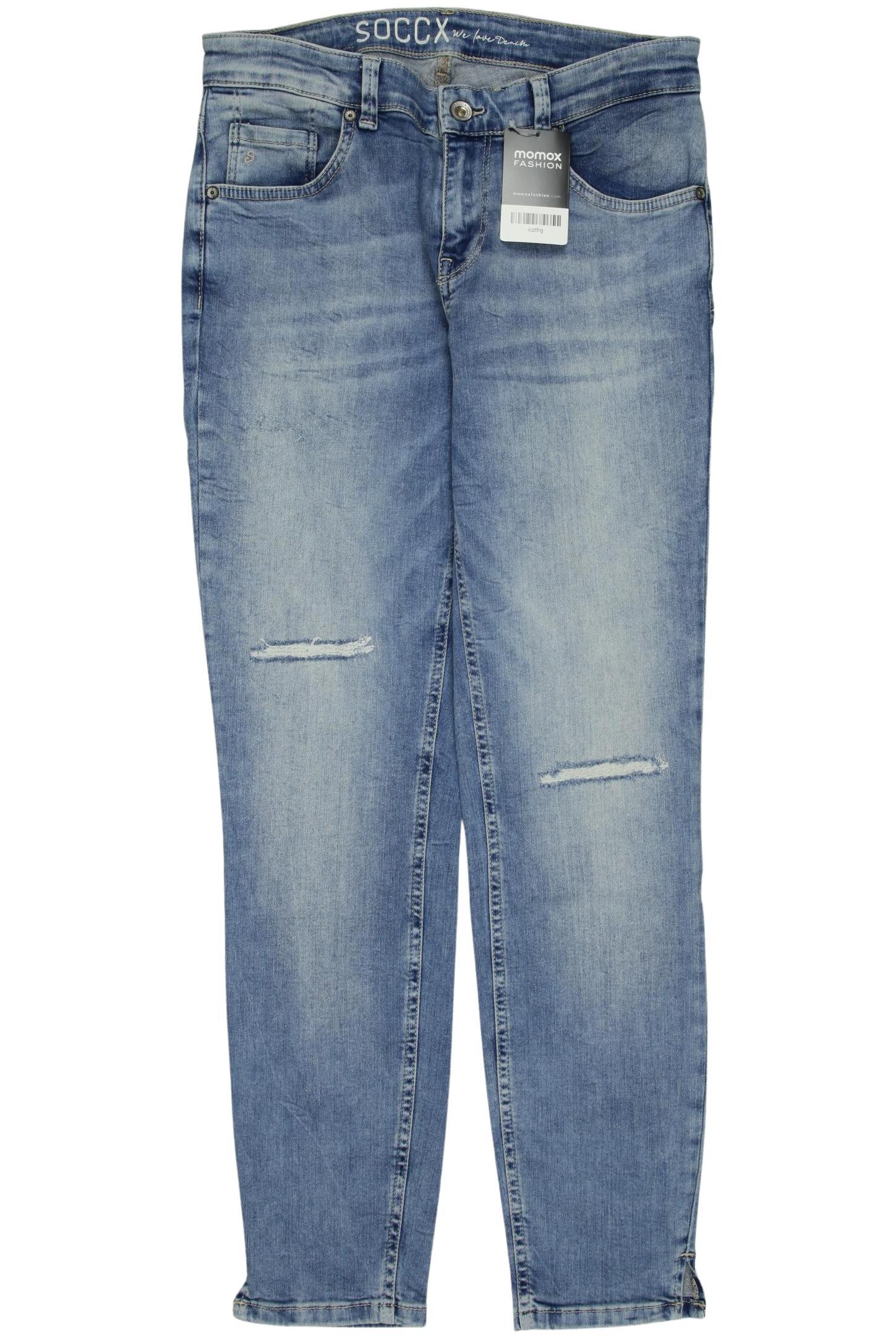 

Soccx Damen Jeans, blau, Gr. 30