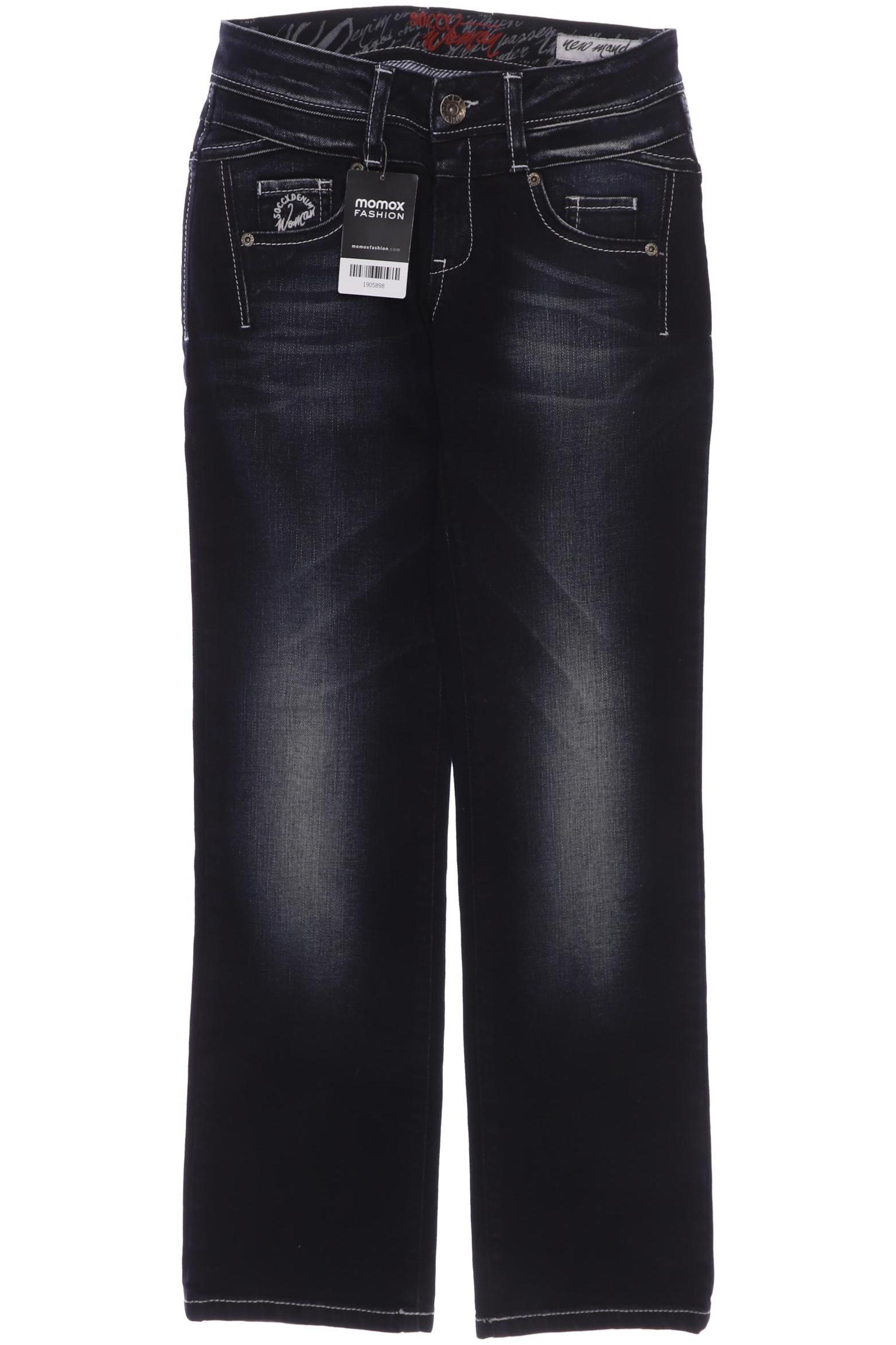

SOCCX Damen Jeans, marineblau