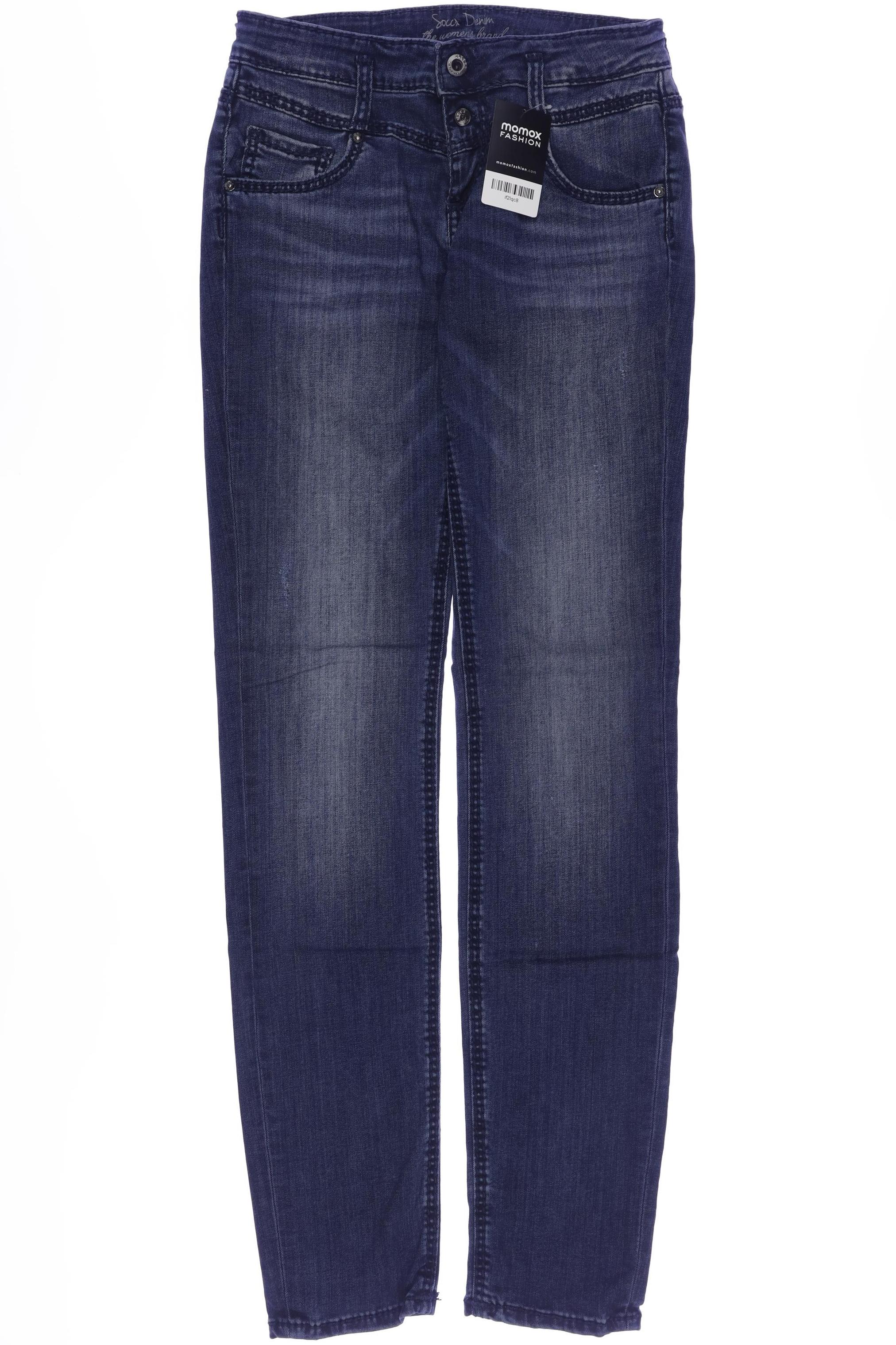 

Soccx Damen Jeans, marineblau, Gr. 30