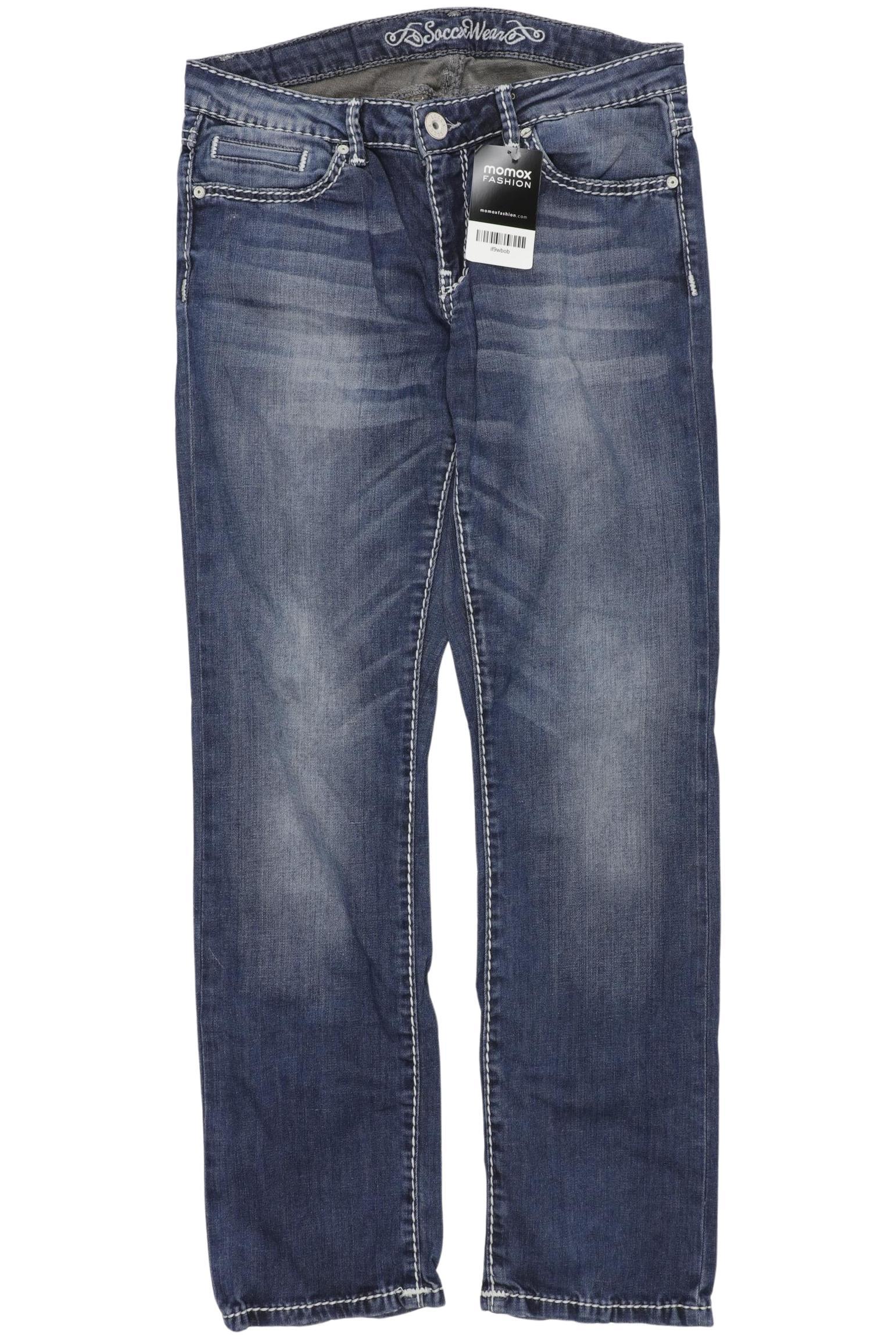 

Soccx Damen Jeans, blau, Gr. 29
