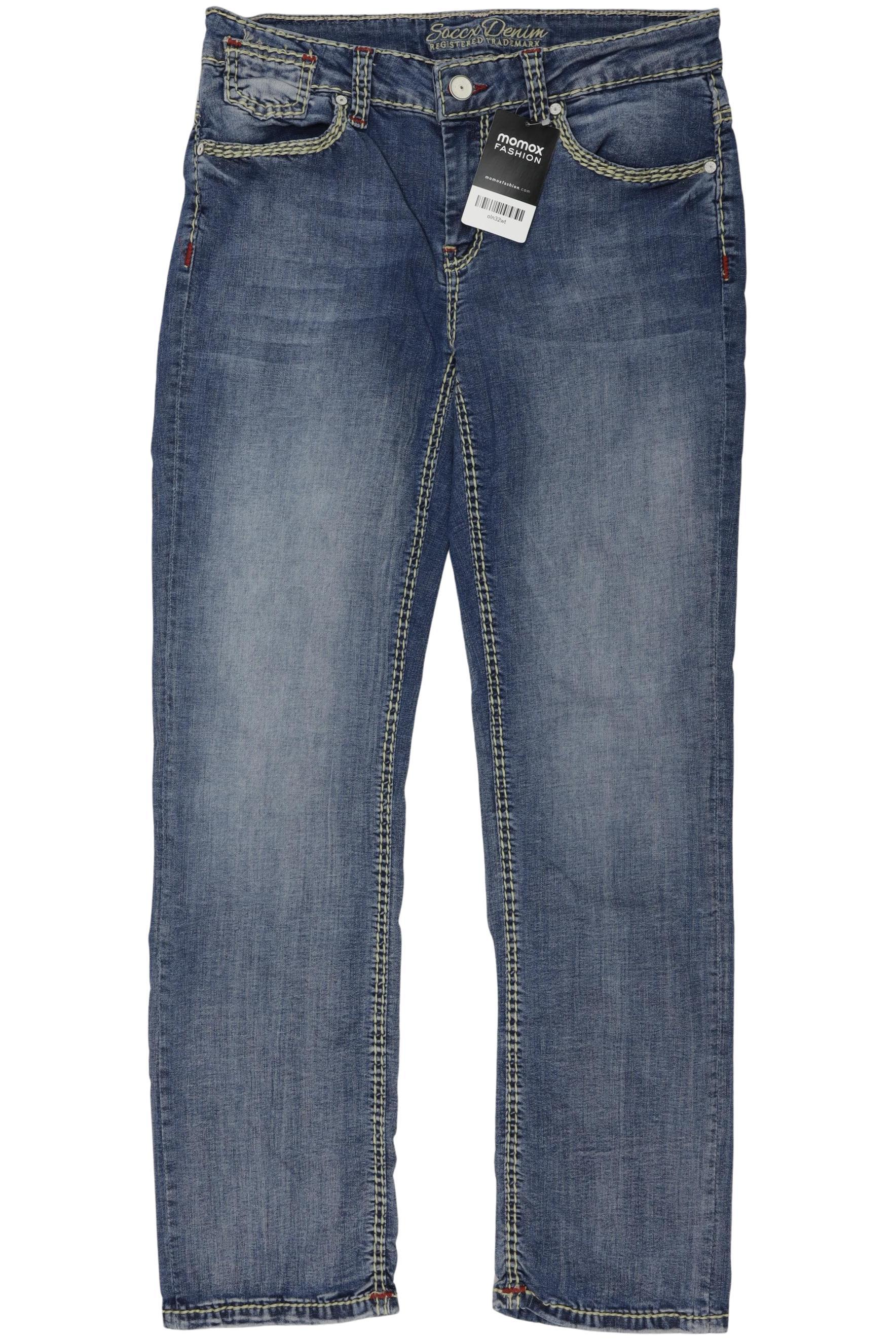 

Soccx Damen Jeans, blau, Gr. 30