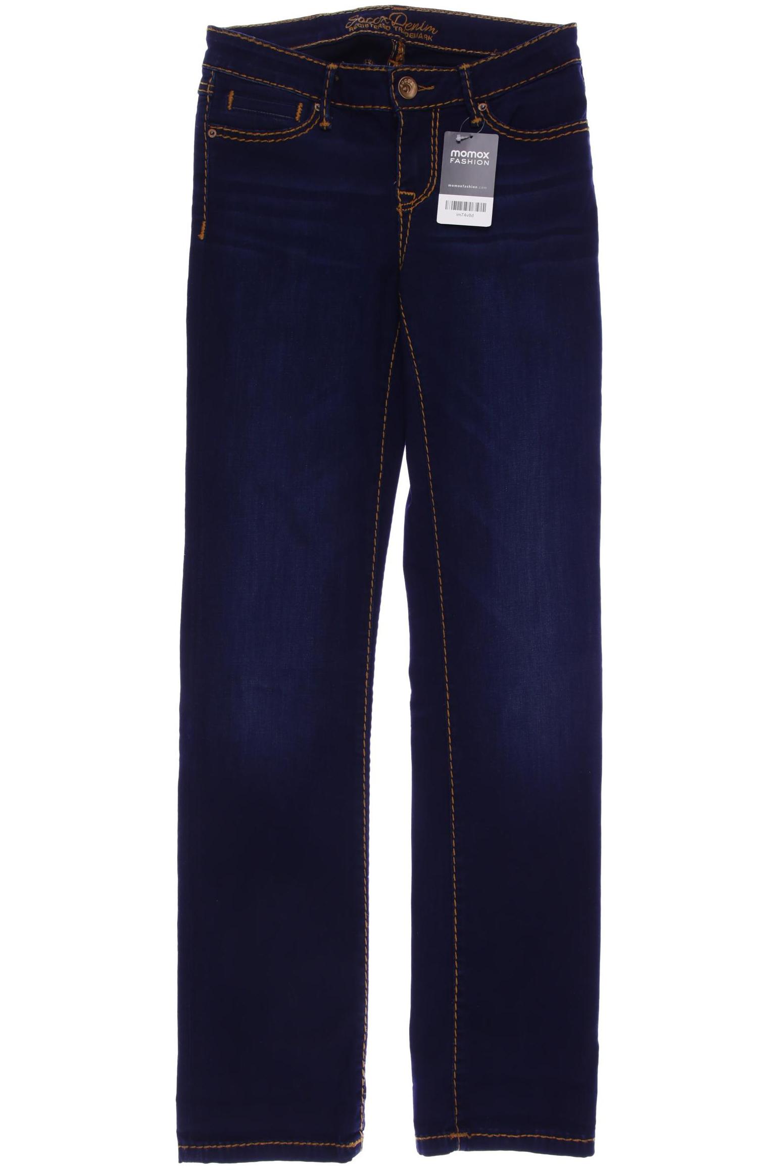 

SOCCX Damen Jeans, marineblau