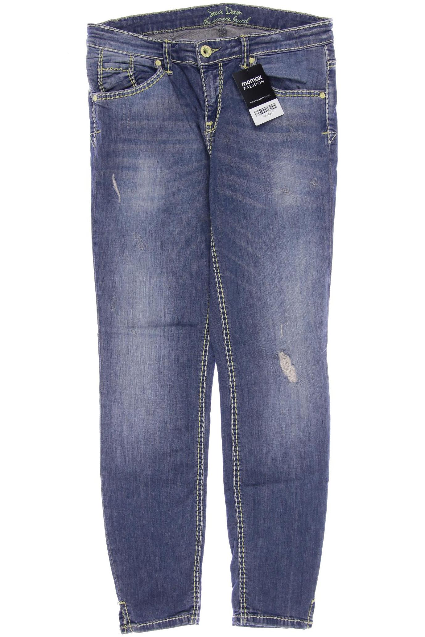 

SOCCX Damen Jeans, blau