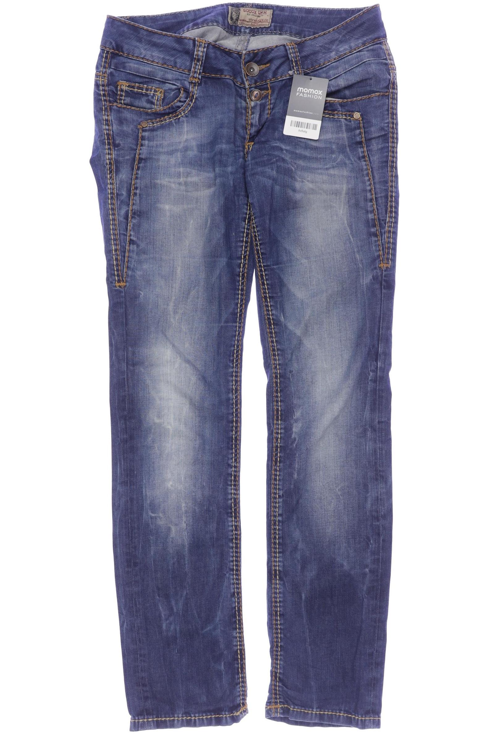 

Soccx Damen Jeans, blau, Gr. 29