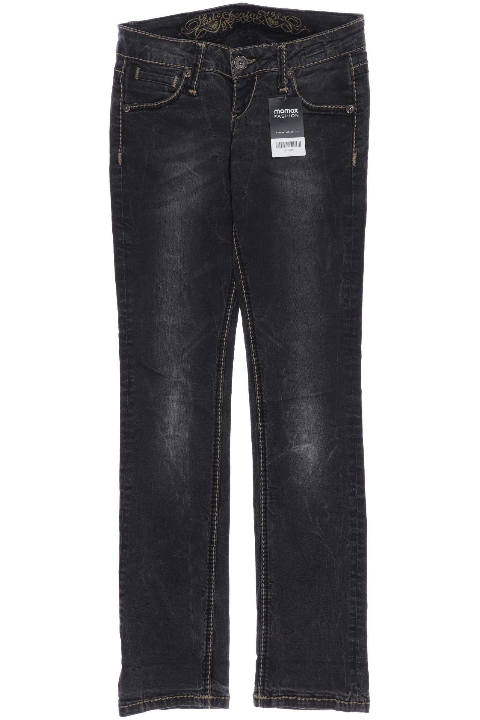 

Soccx Damen Jeans, schwarz, Gr. 25