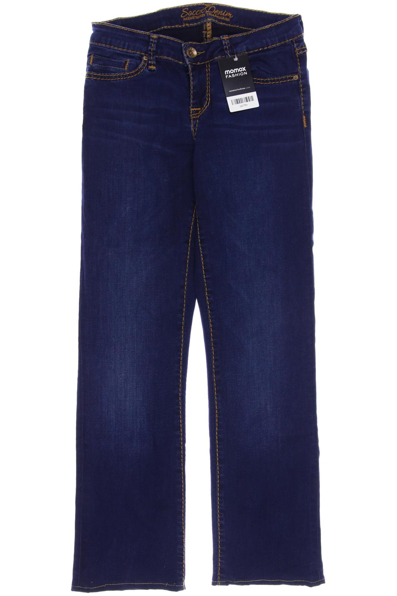 

SOCCX Damen Jeans, marineblau