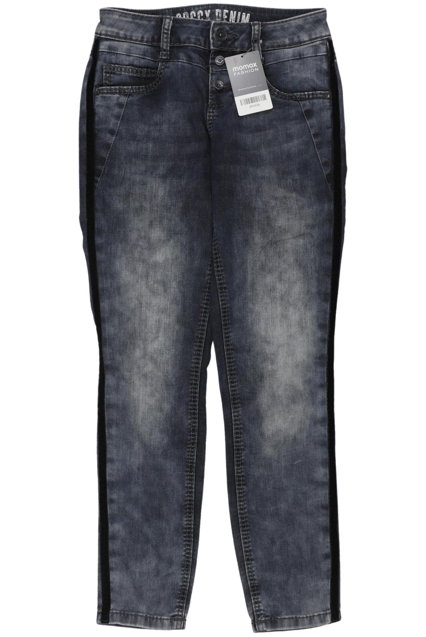 

Soccx Damen Jeans, blau, Gr. 26
