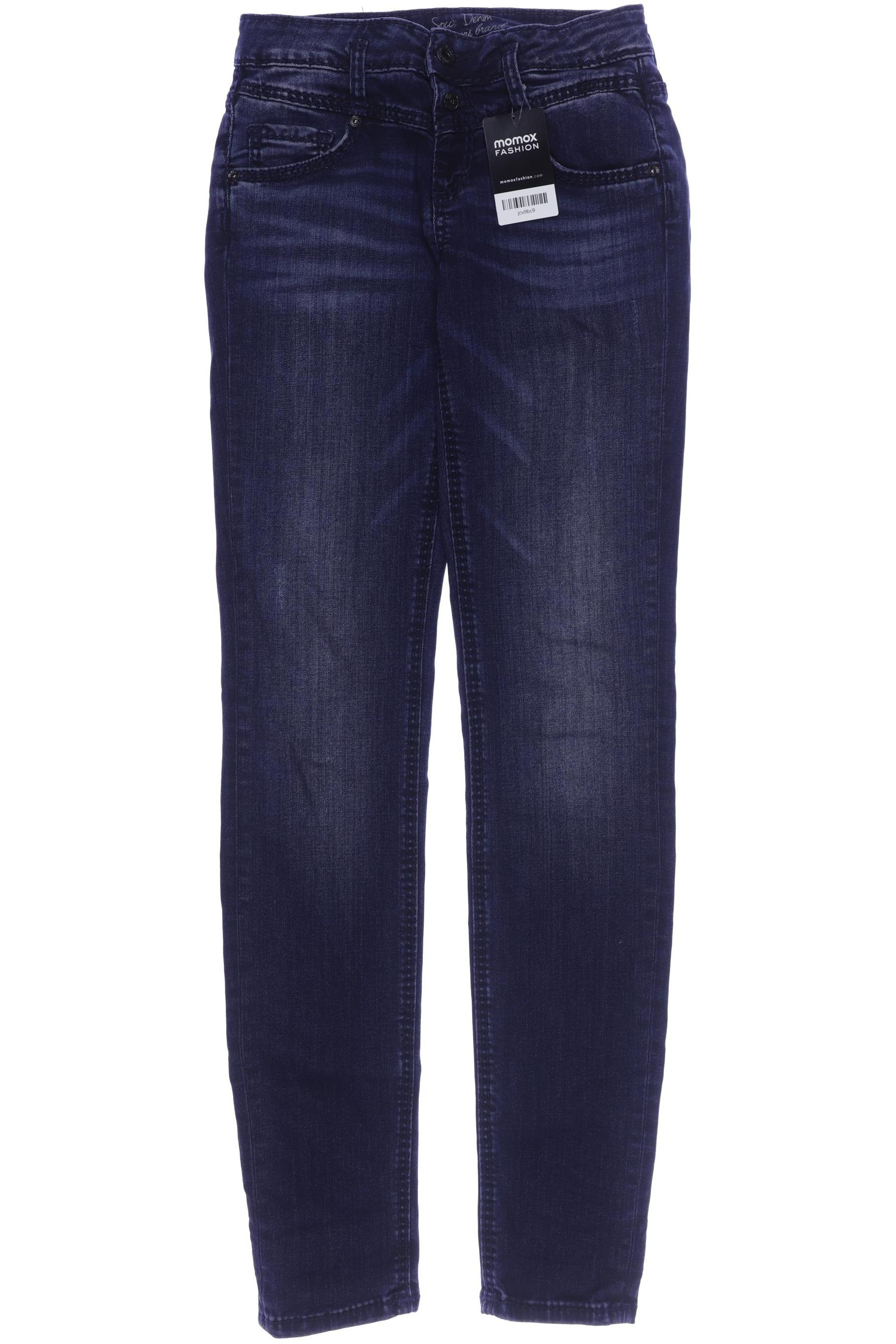 

Soccx Damen Jeans, marineblau, Gr. 28