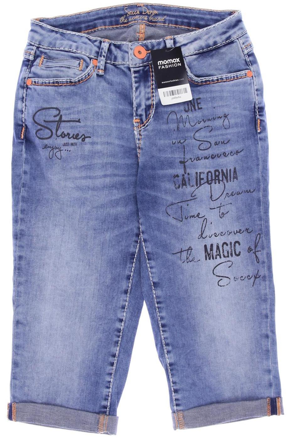 

SOCCX Damen Jeans, marineblau
