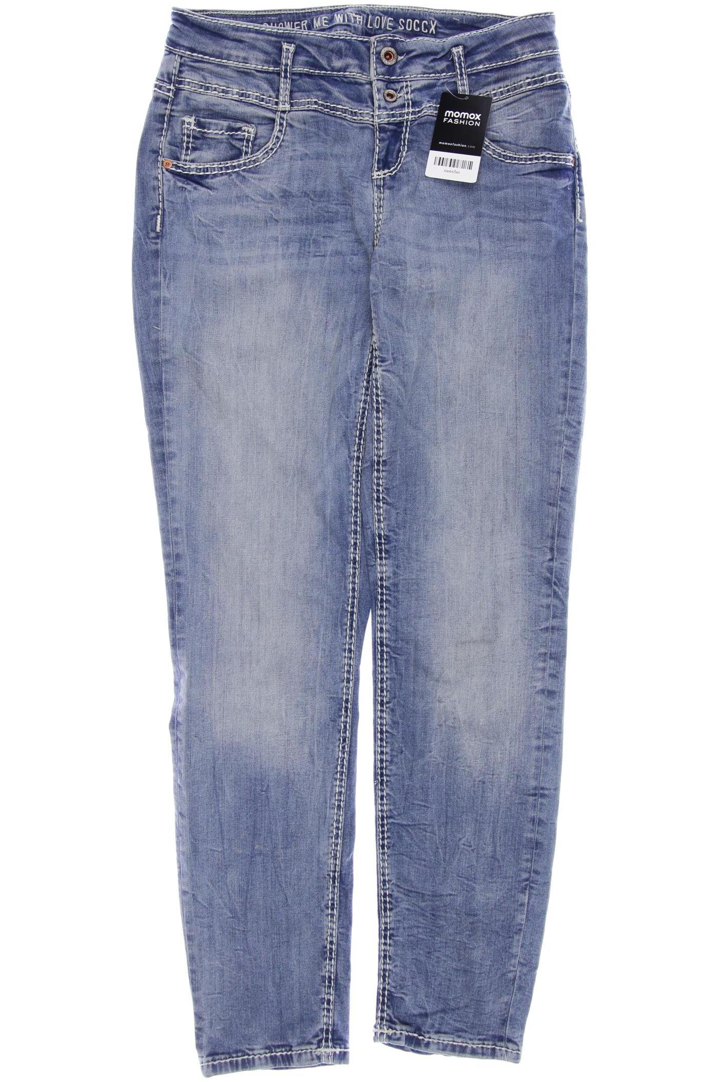 

SOCCX Damen Jeans, hellblau