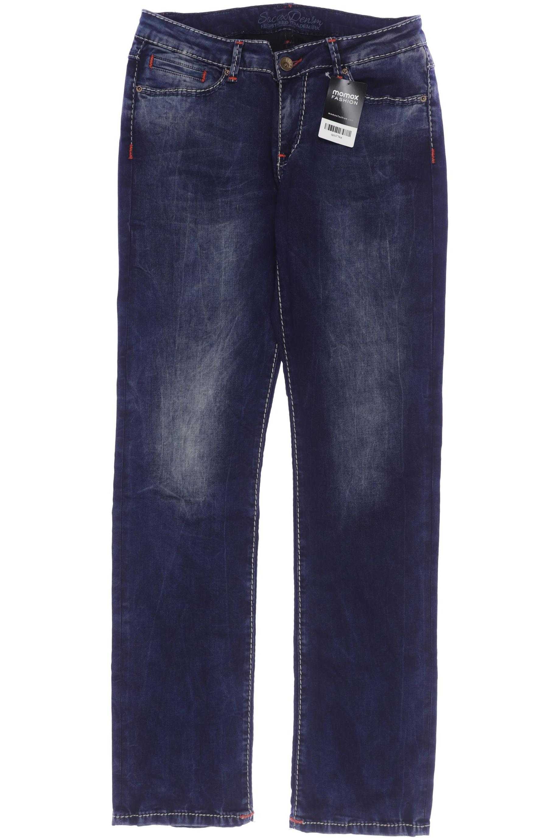 

Soccx Damen Jeans, blau, Gr. 30