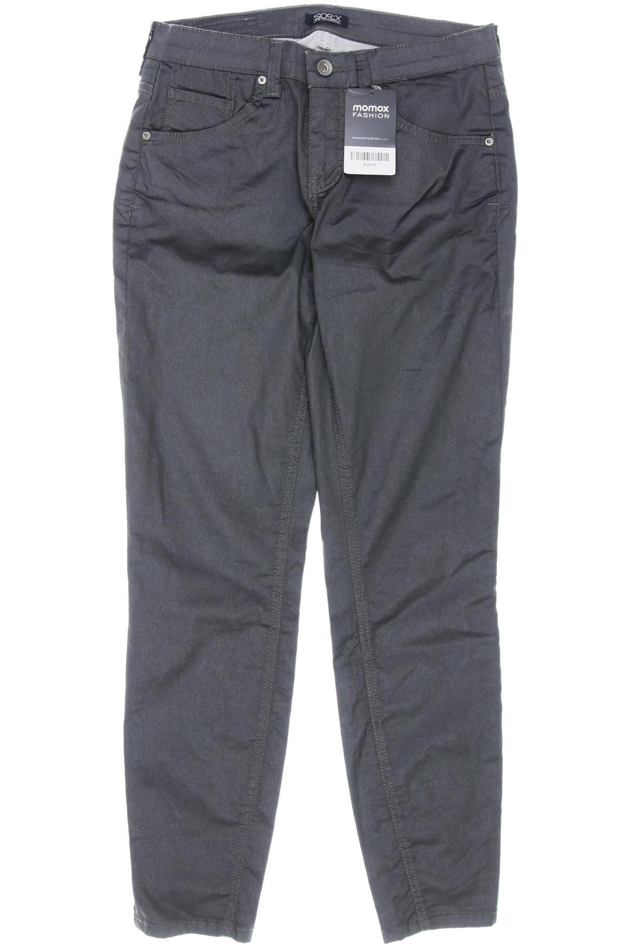 

Soccx Damen Jeans, grau, Gr. 28
