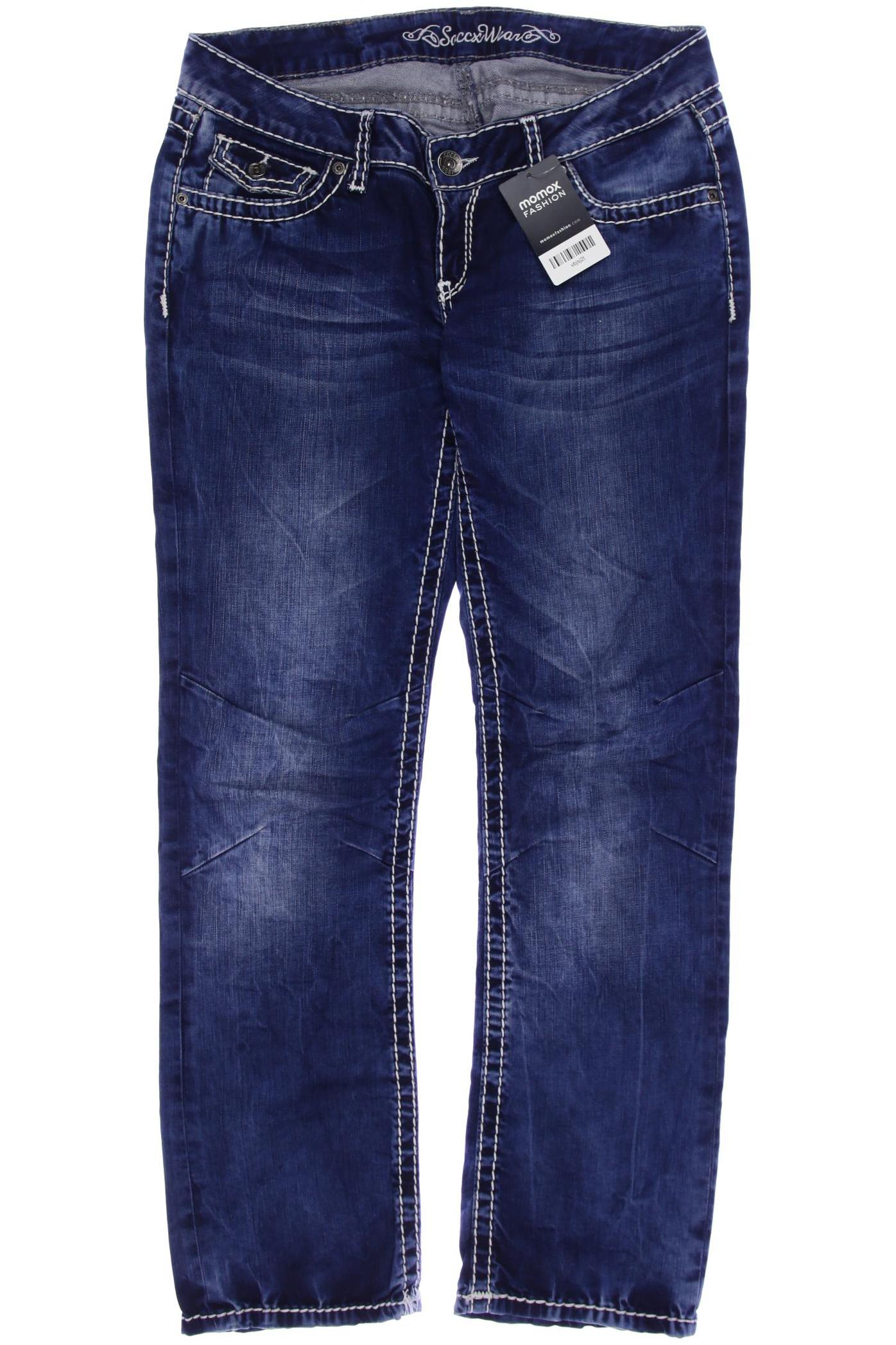 

SOCCX Damen Jeans, blau