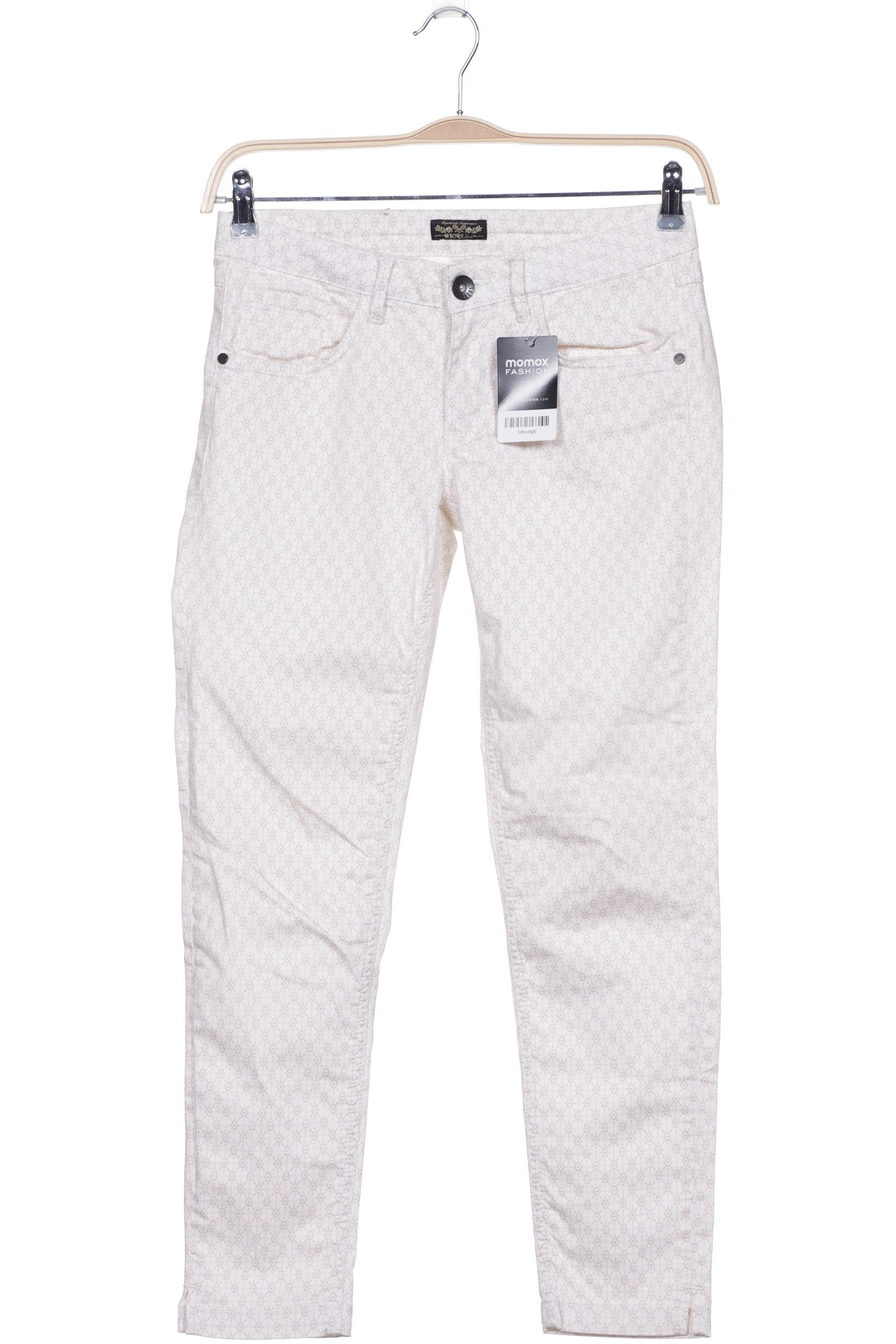 

Soccx Damen Jeans, cremeweiß, Gr. 28