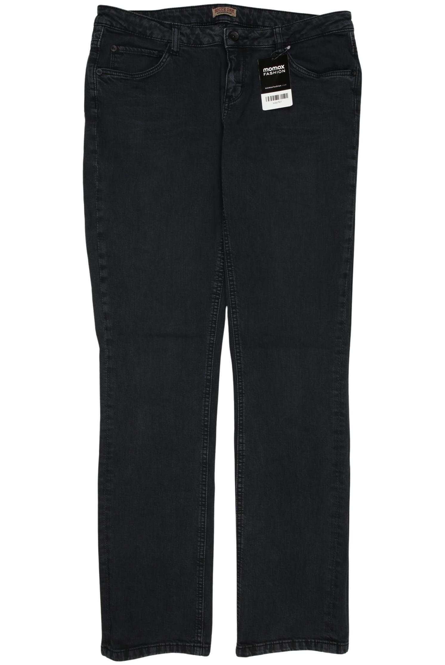 

Soccx Damen Jeans, schwarz, Gr. 31
