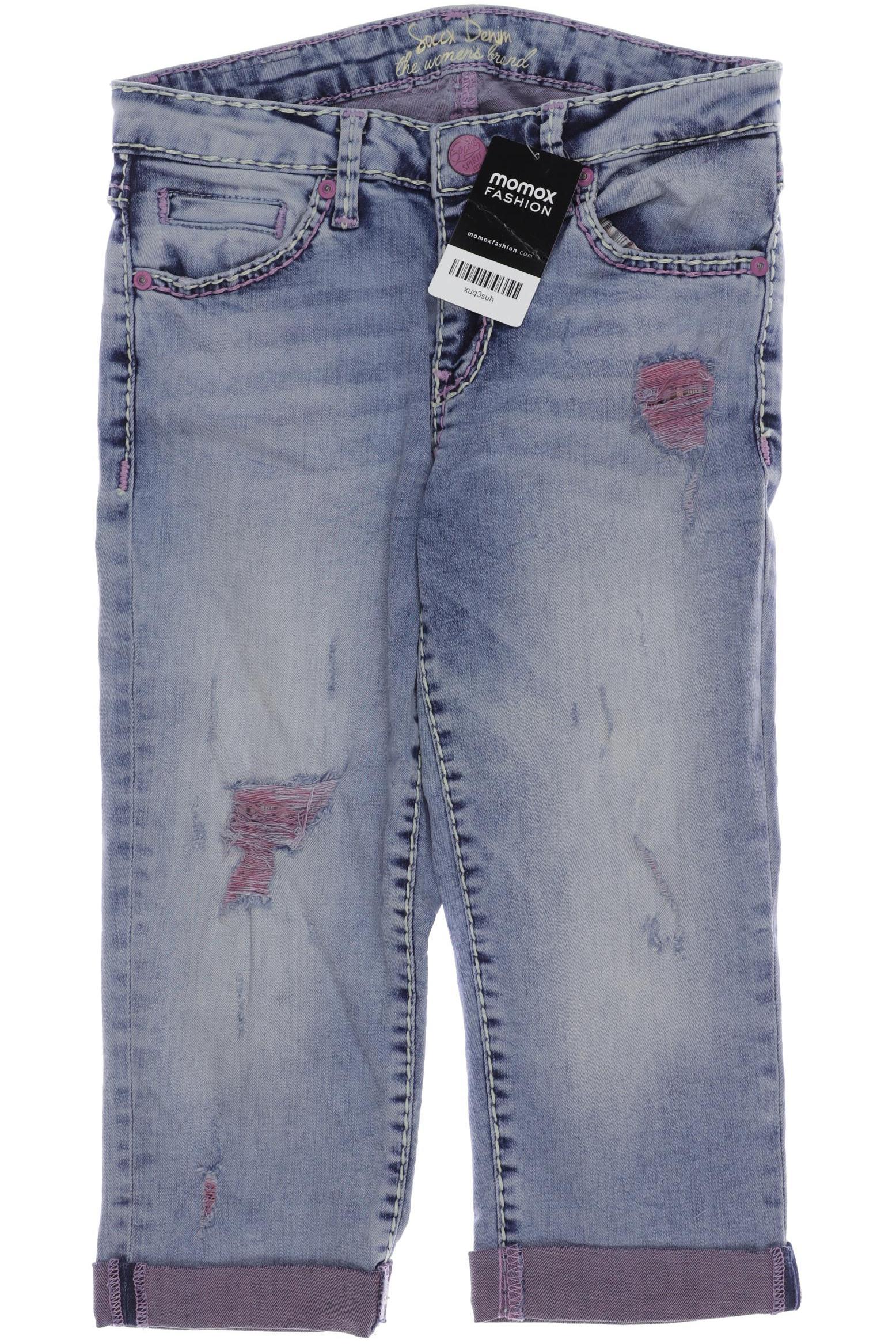 

Soccx Damen Jeans, blau, Gr. 26