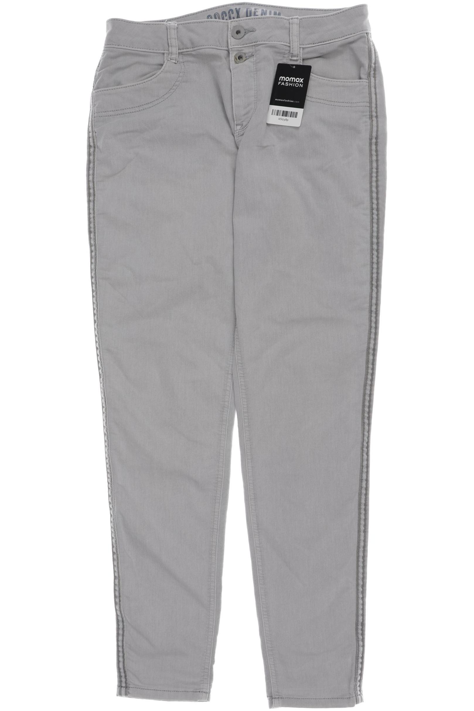 

Soccx Damen Jeans, grau, Gr. 28