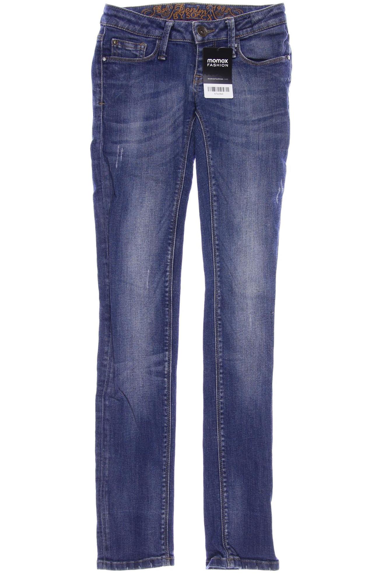 

SOCCX Damen Jeans, blau