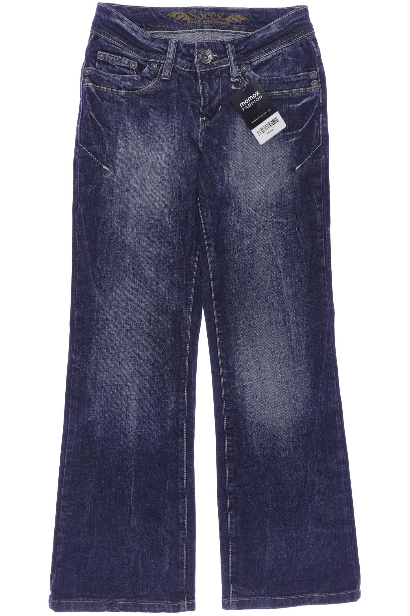 

Soccx Damen Jeans, blau, Gr. 26
