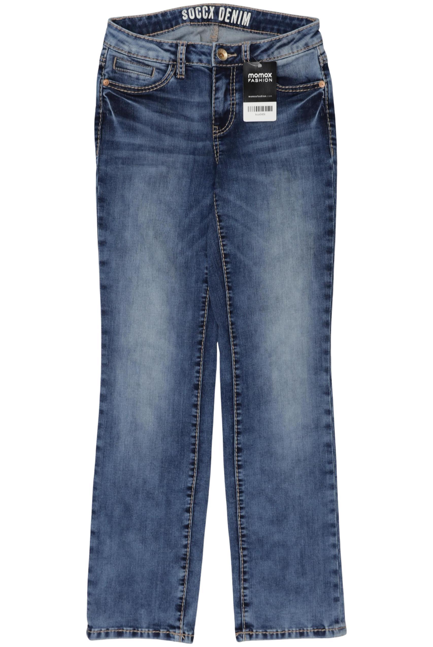 

Soccx Damen Jeans, blau, Gr. 26