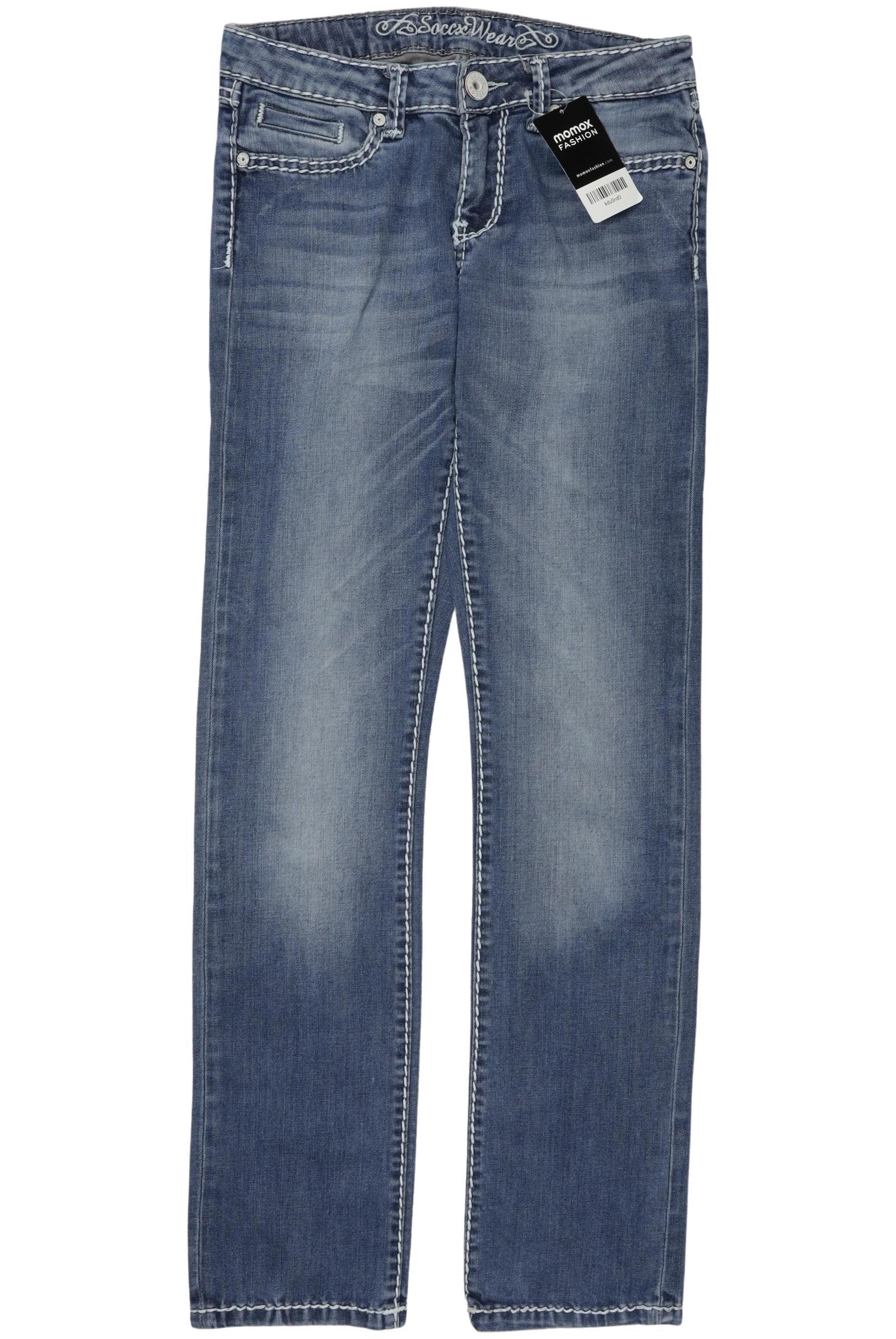 

Soccx Damen Jeans, blau, Gr. 27