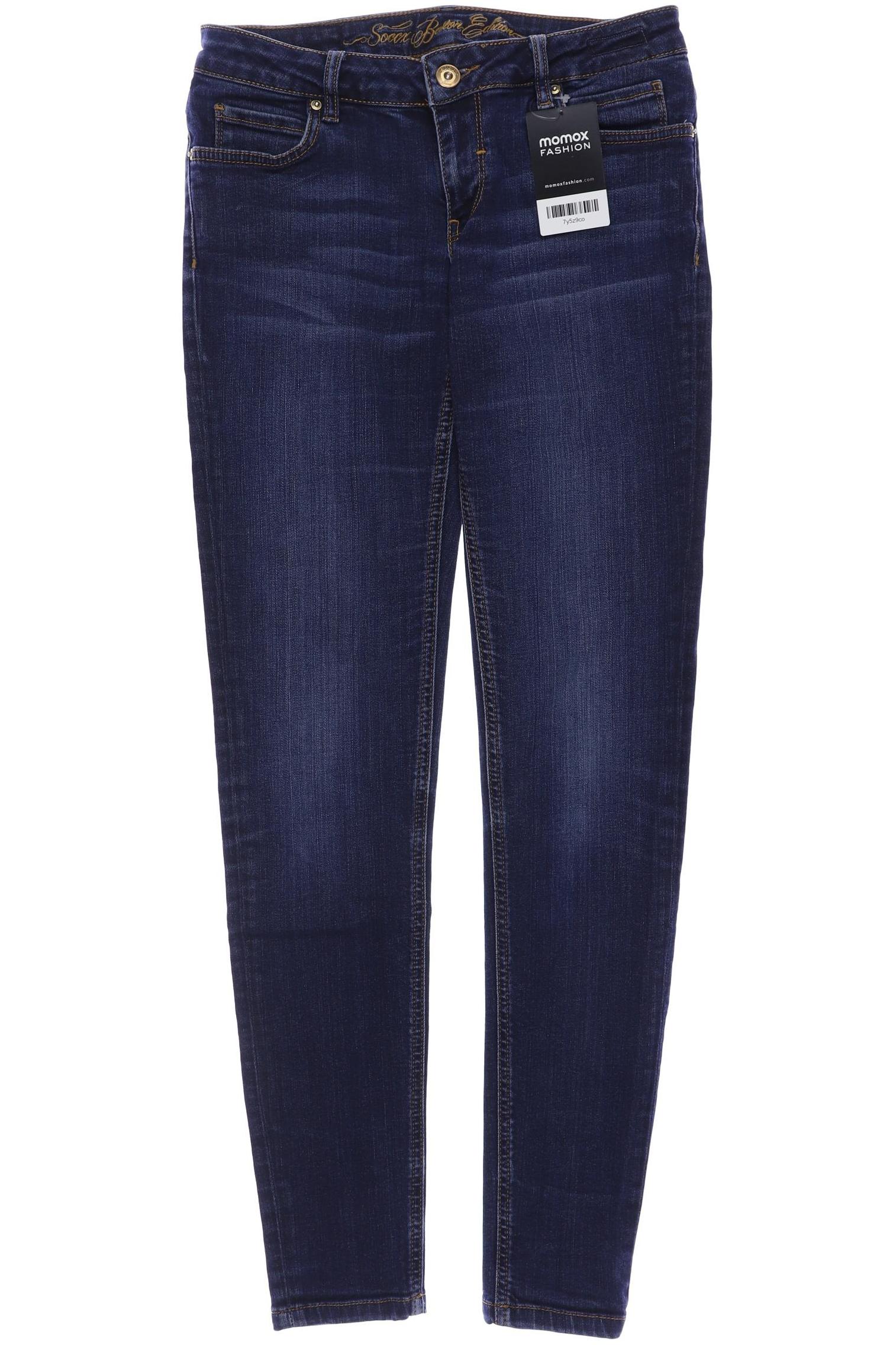 

Soccx Damen Jeans, blau, Gr. 28