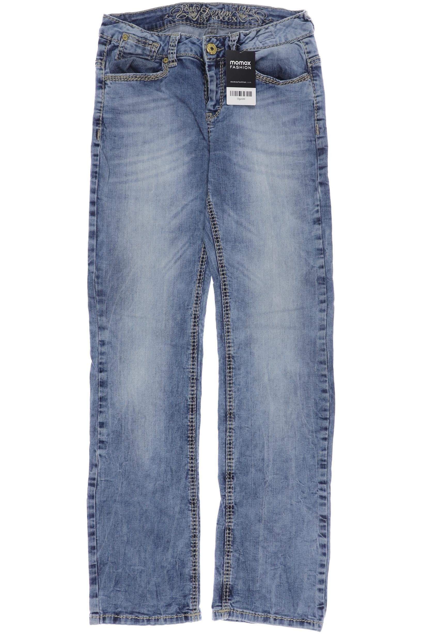 

SOCCX Damen Jeans, blau