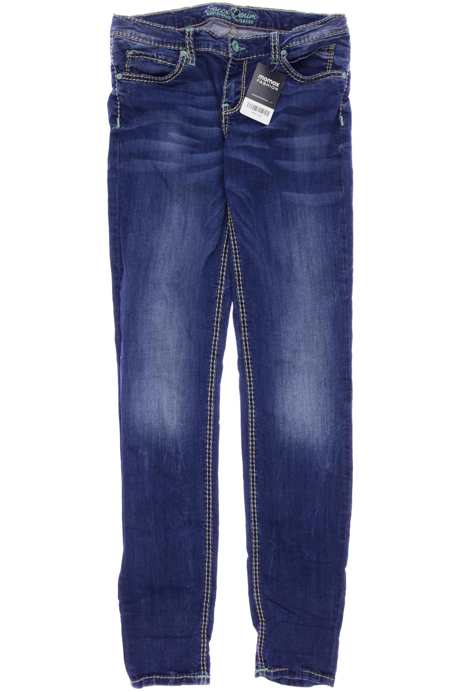 

Soccx Damen Jeans, blau, Gr. 30