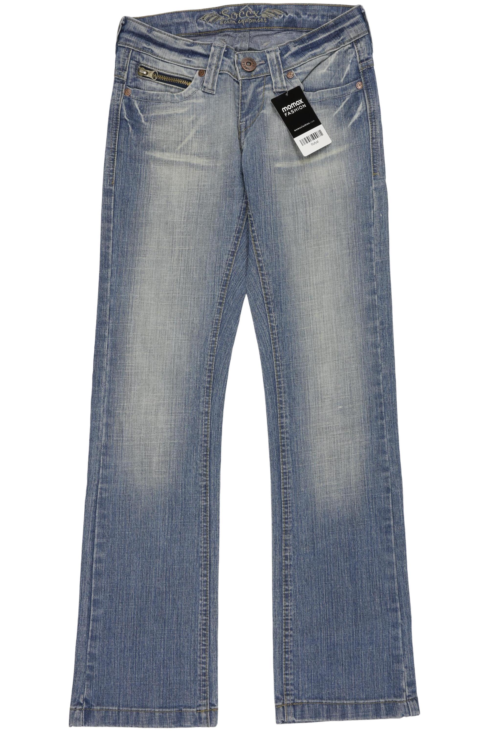 

Soccx Damen Jeans, blau, Gr. 25