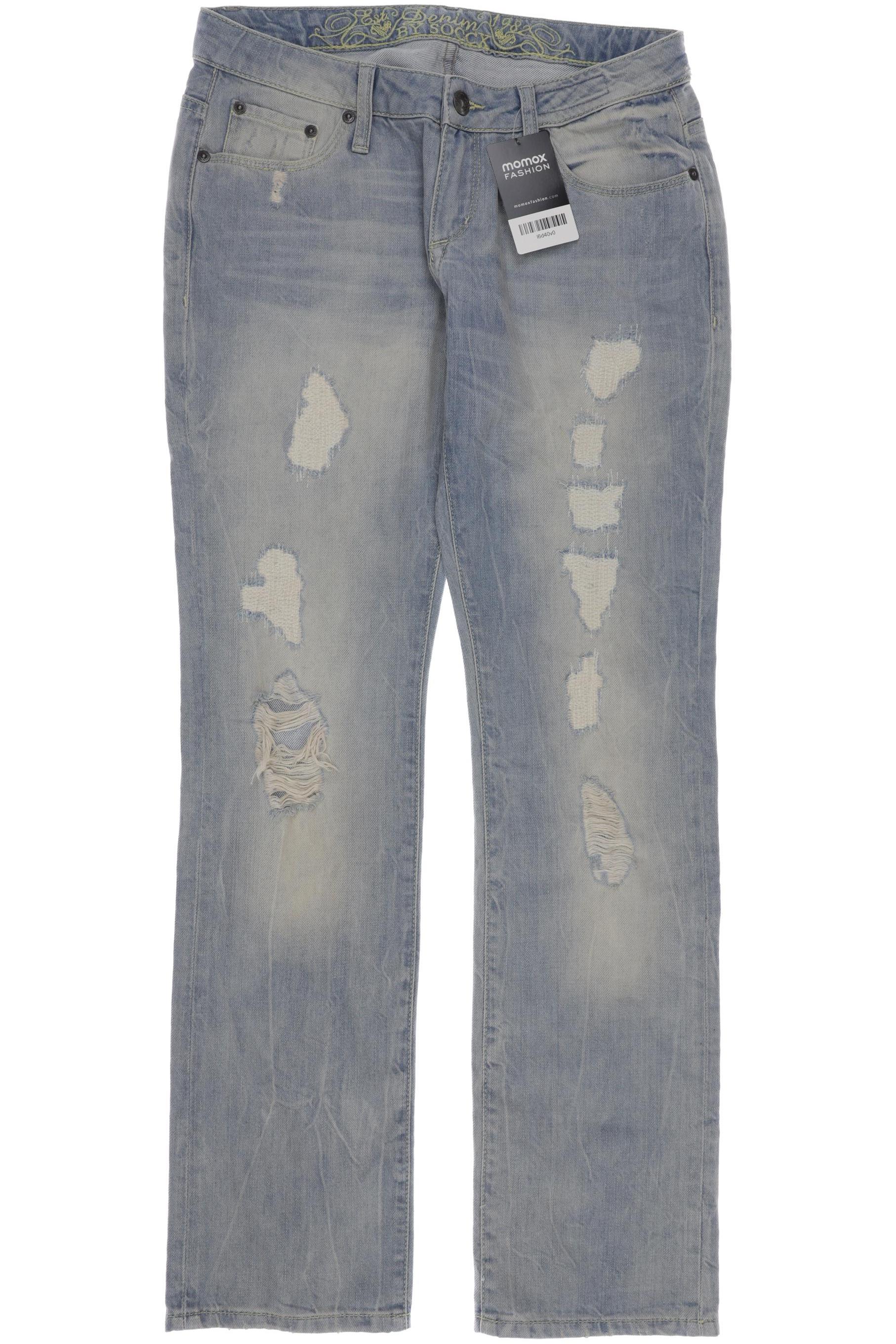 

Soccx Damen Jeans, blau, Gr. 29