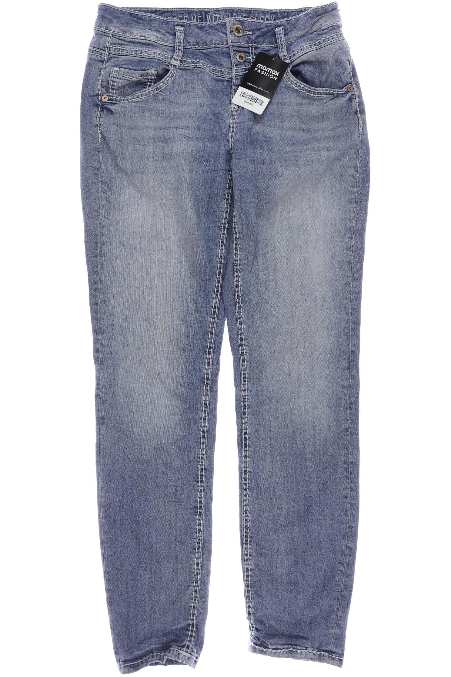 

Soccx Damen Jeans, blau, Gr. 28