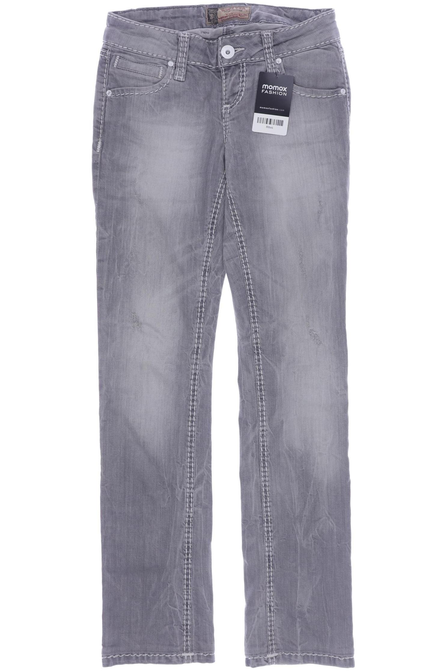 

SOCCX Damen Jeans, grau