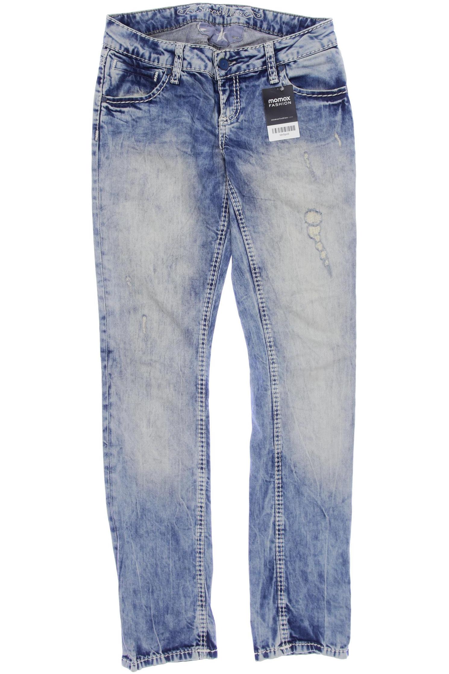 

Soccx Damen Jeans, blau, Gr. 27