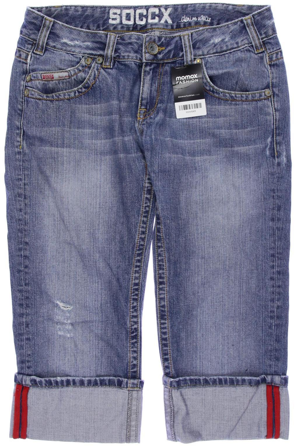 

Soccx Damen Jeans, blau, Gr. 33