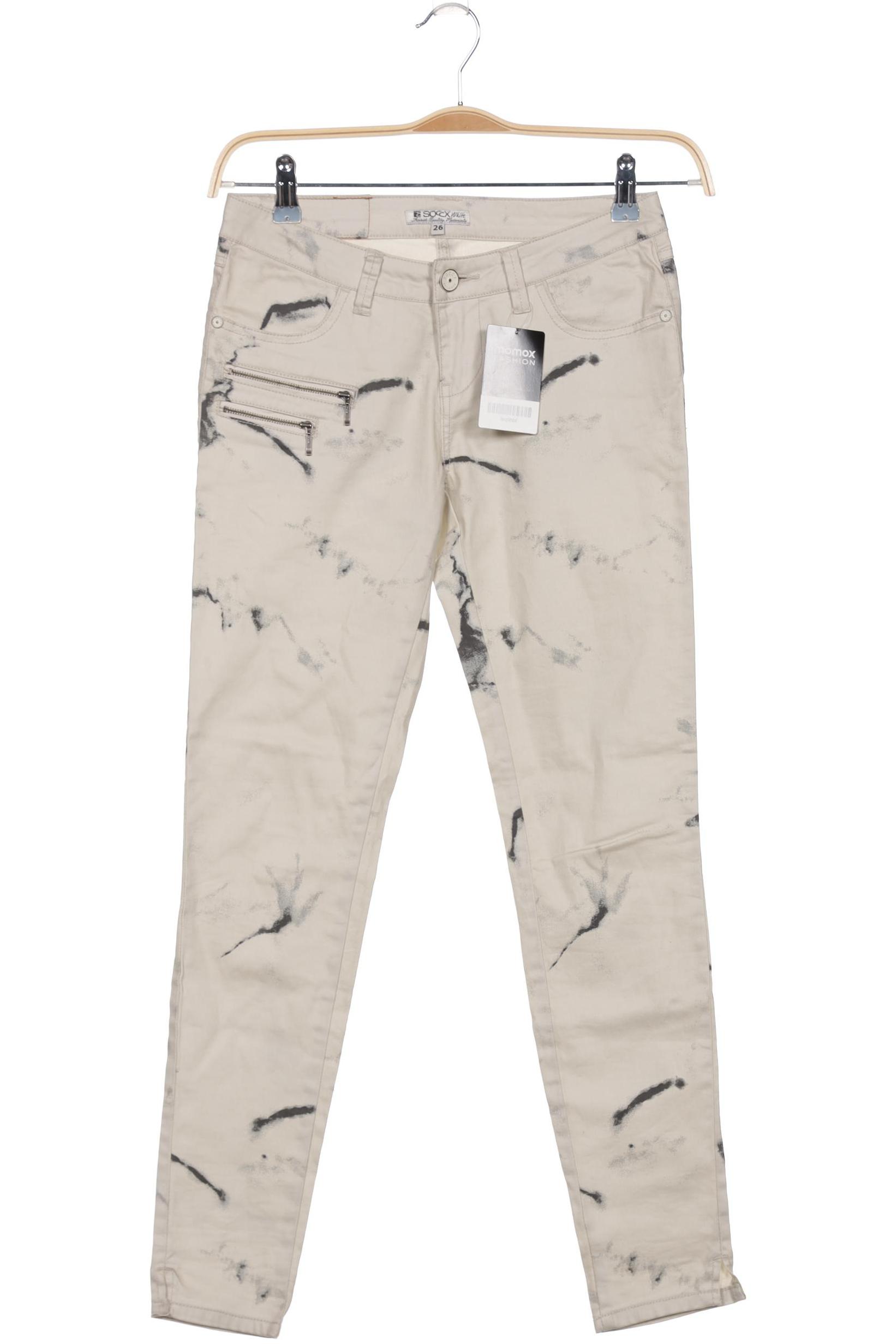 Thumbnail - Soccx Damen Jeans, cremeweiß, Gr. 26