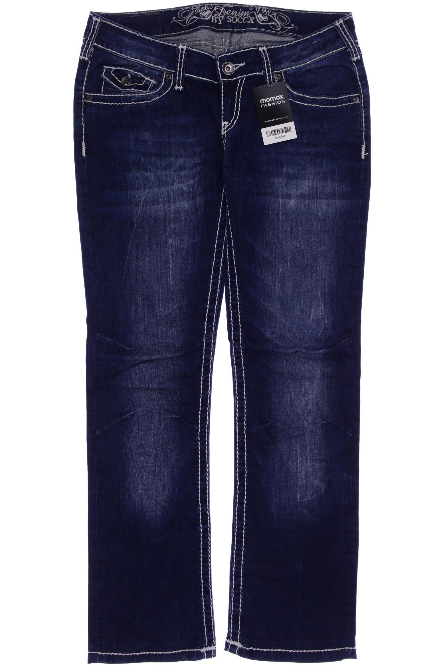 

Soccx Damen Jeans, marineblau, Gr. 40