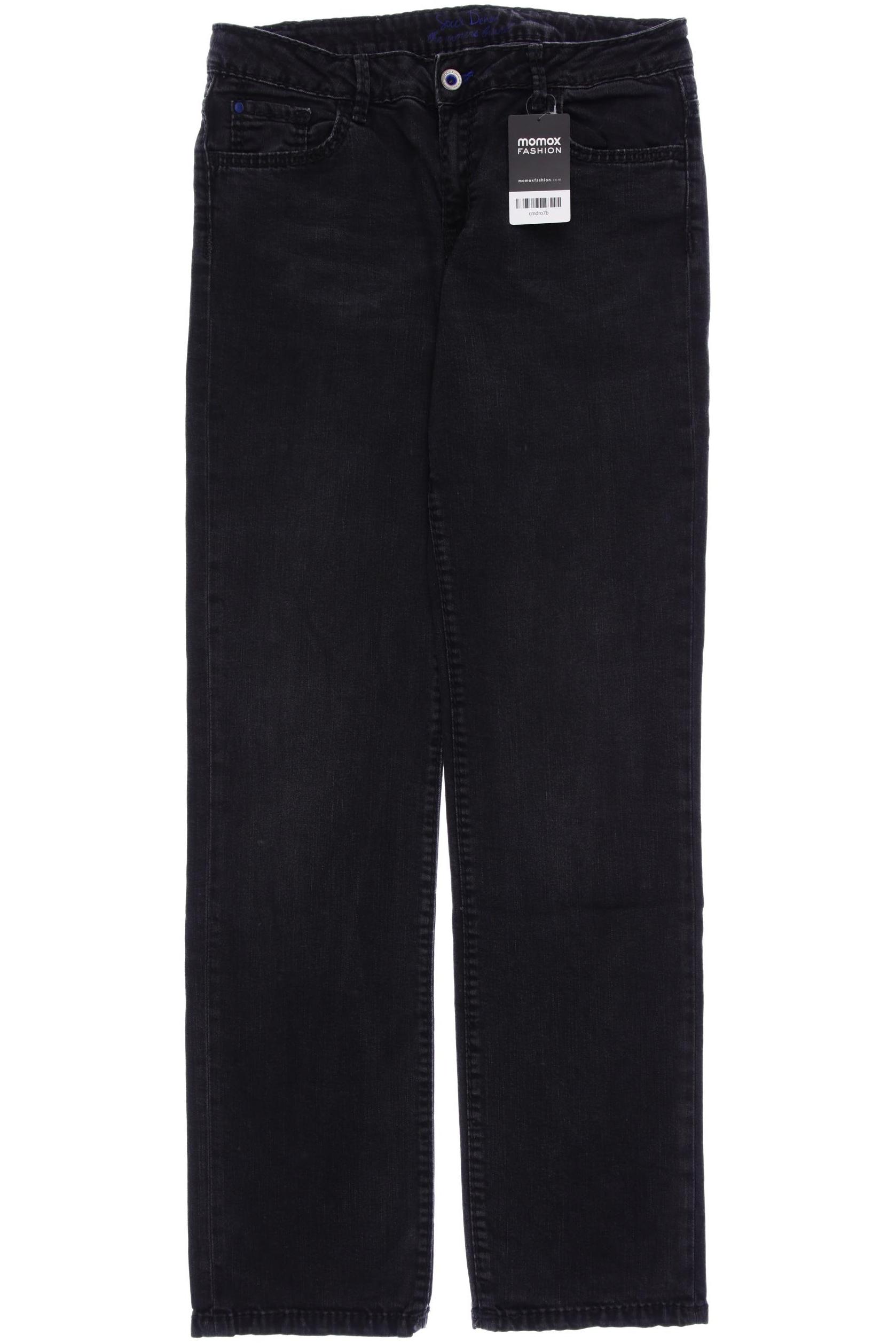 

SOCCX Damen Jeans, schwarz