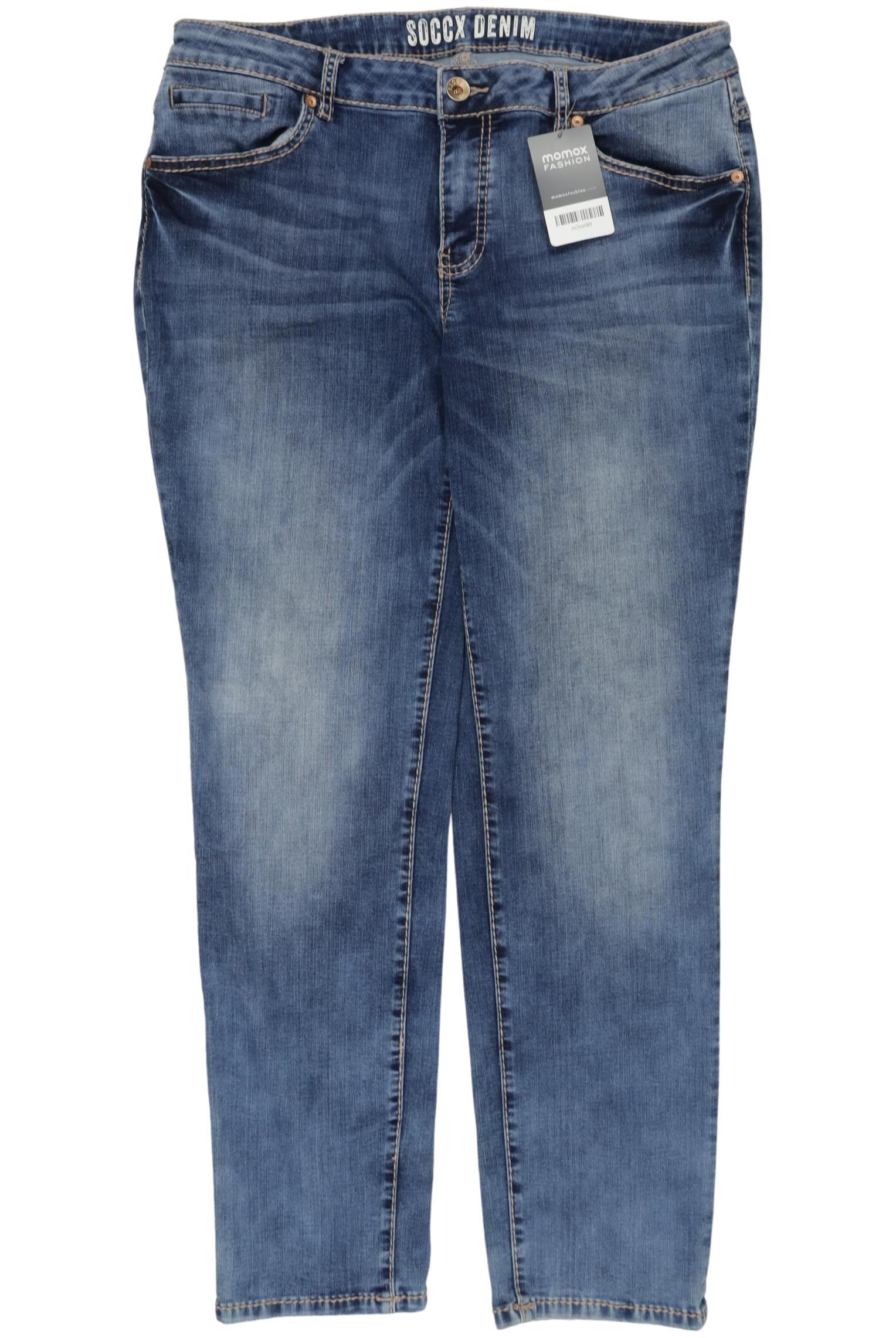 

Soccx Damen Jeans, blau, Gr. 34