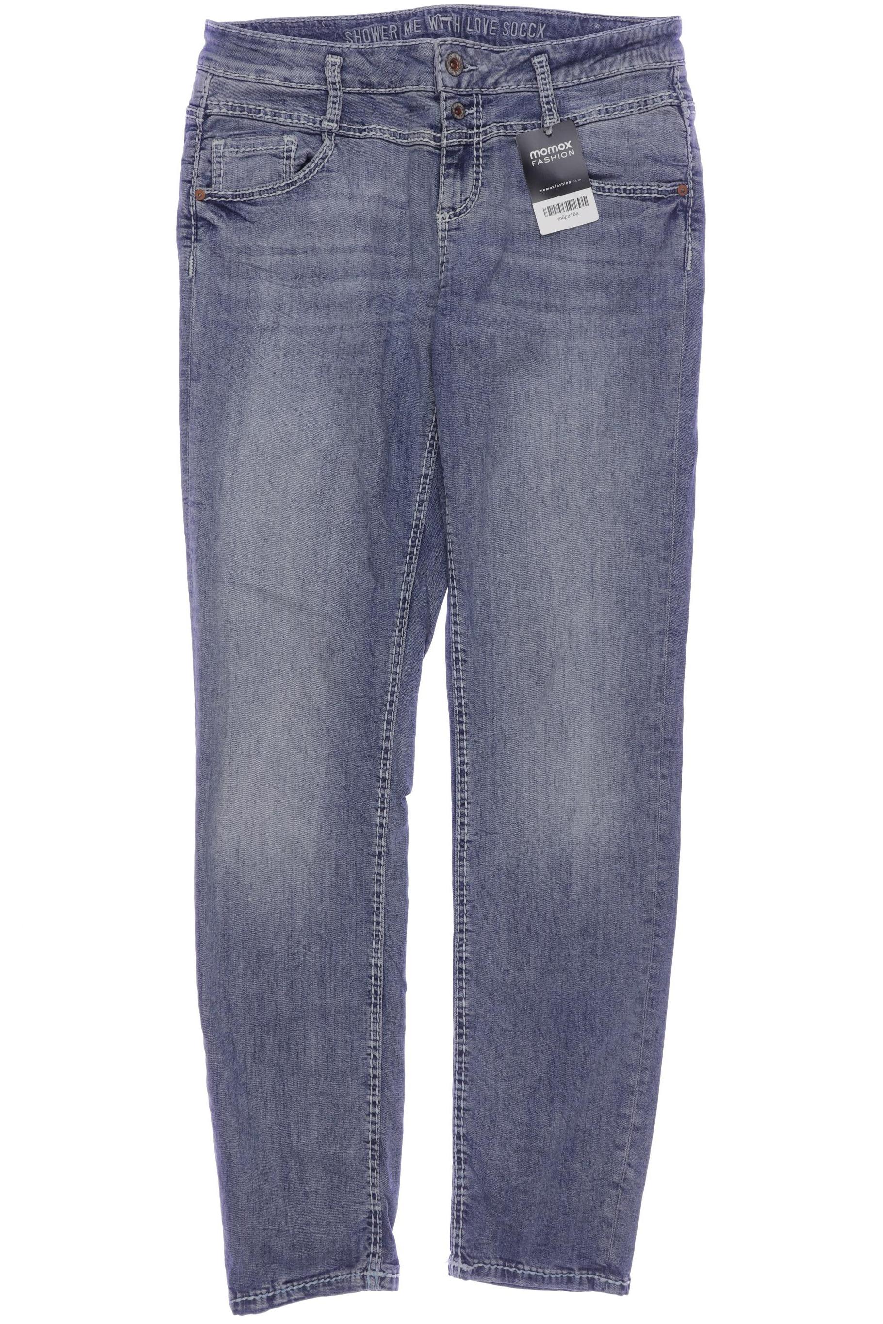 

Soccx Damen Jeans, blau, Gr. 31