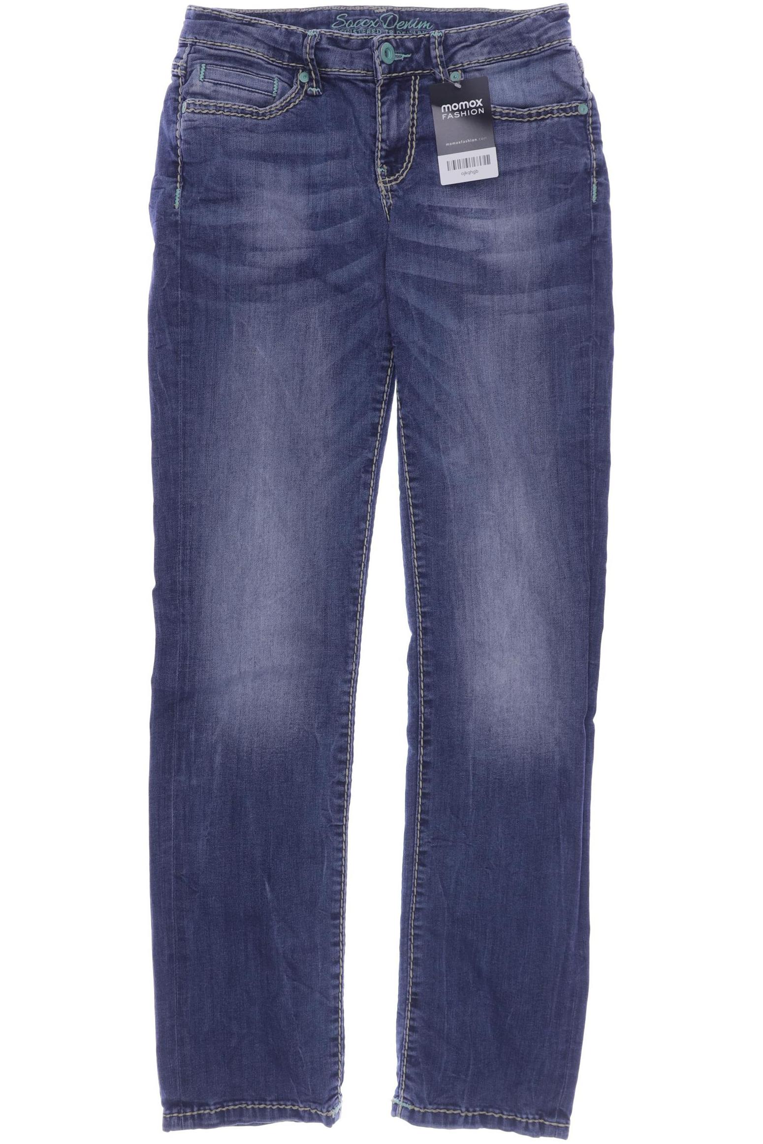 

SOCCX Damen Jeans, blau
