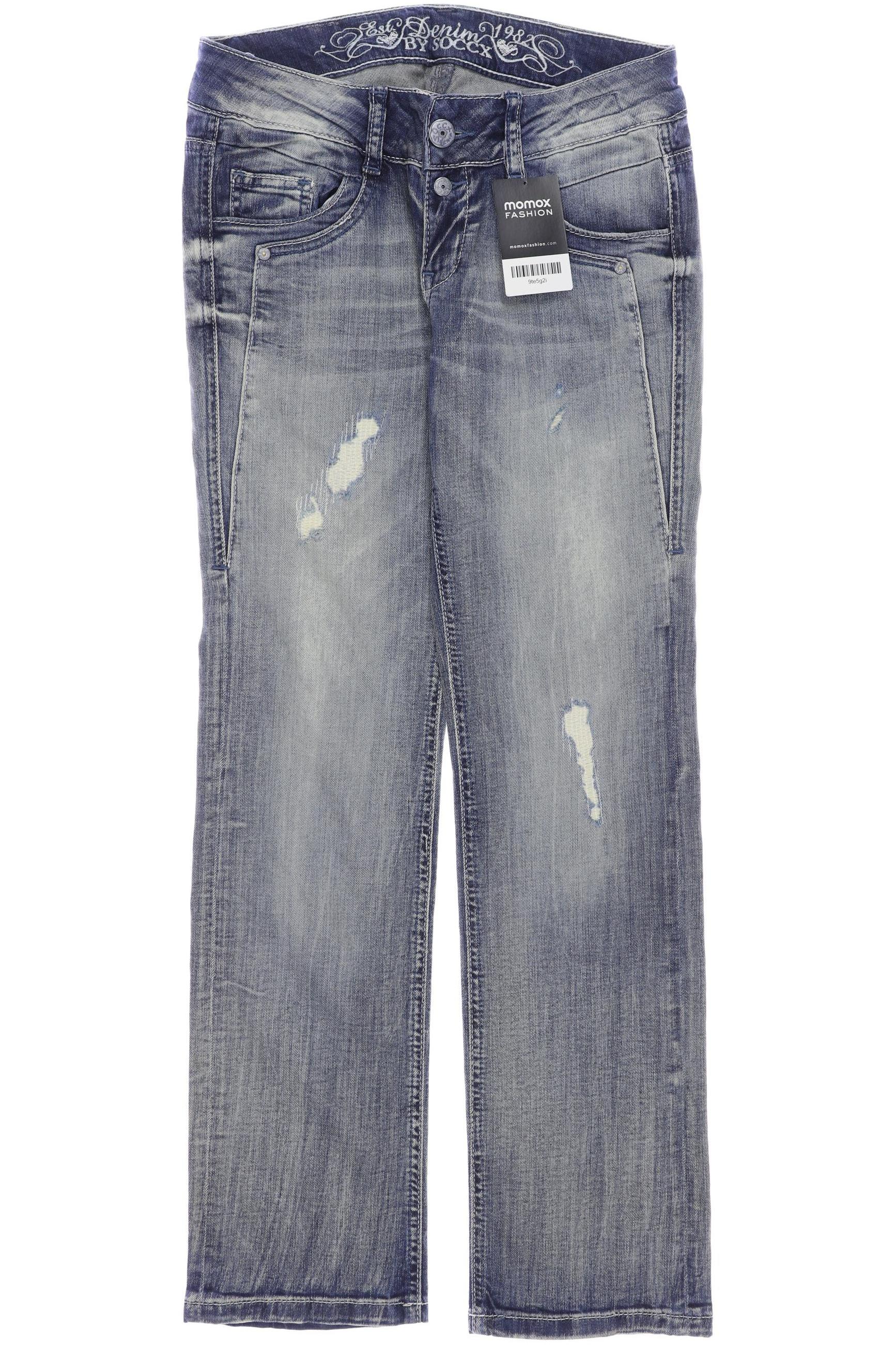 

Soccx Damen Jeans, blau, Gr. 29