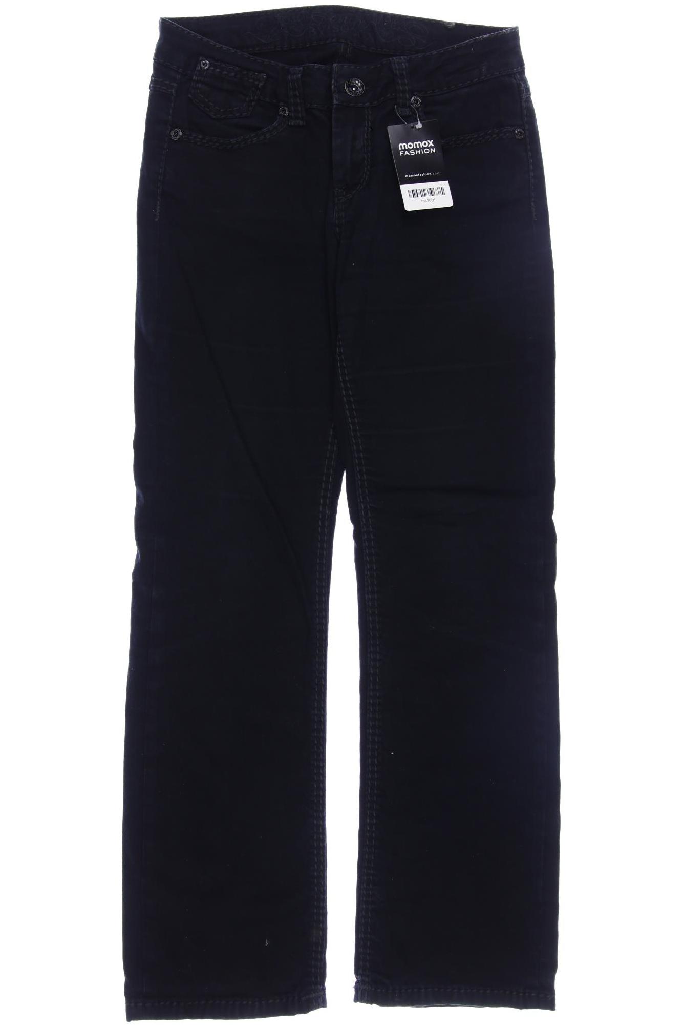 

SOCCX Damen Jeans, schwarz